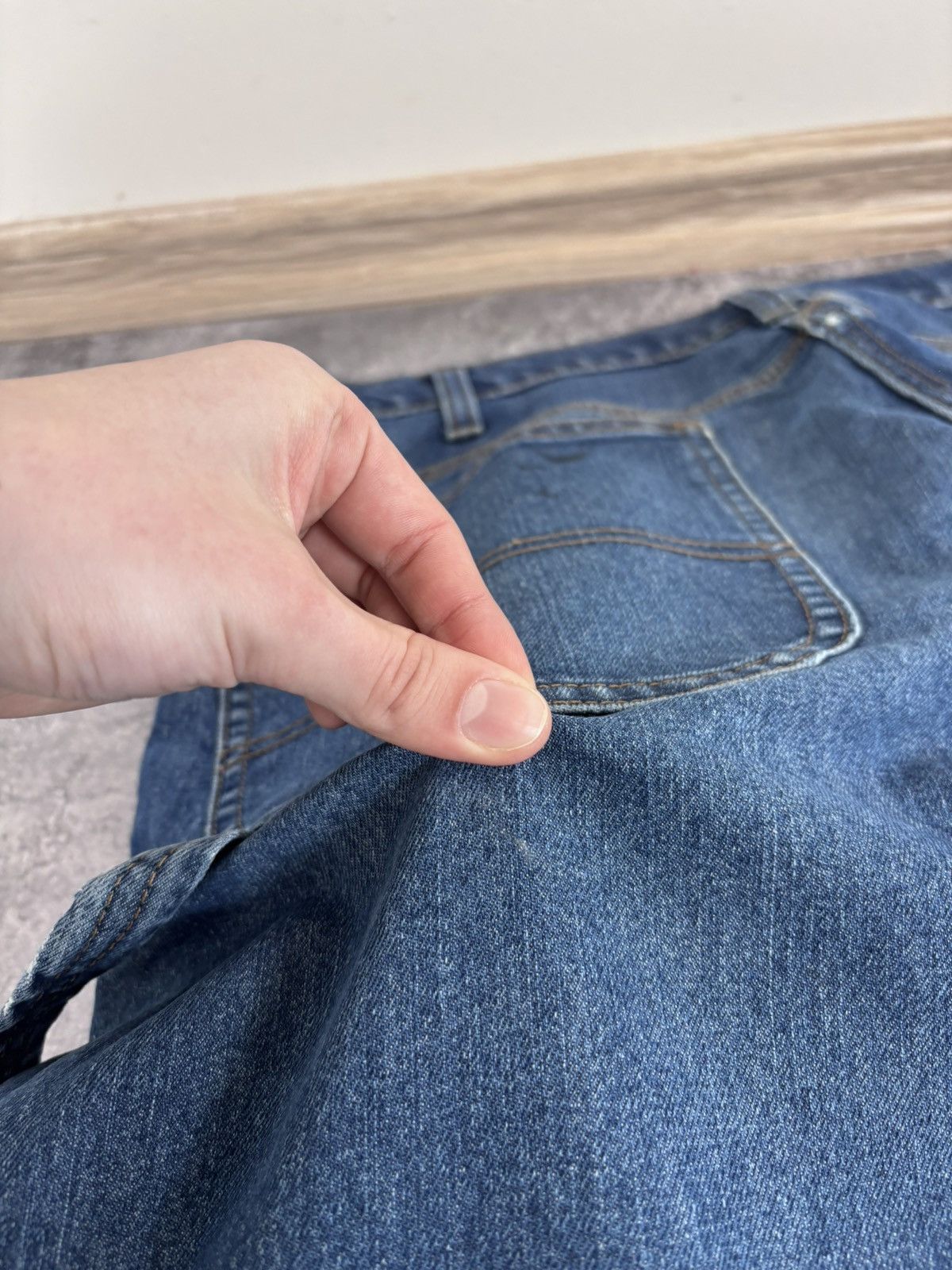 Dickies Dickies Men’s Carpenter Denim Jeans Flex Relaxed Straight Size US 38 / EU 54 - 8 Thumbnail