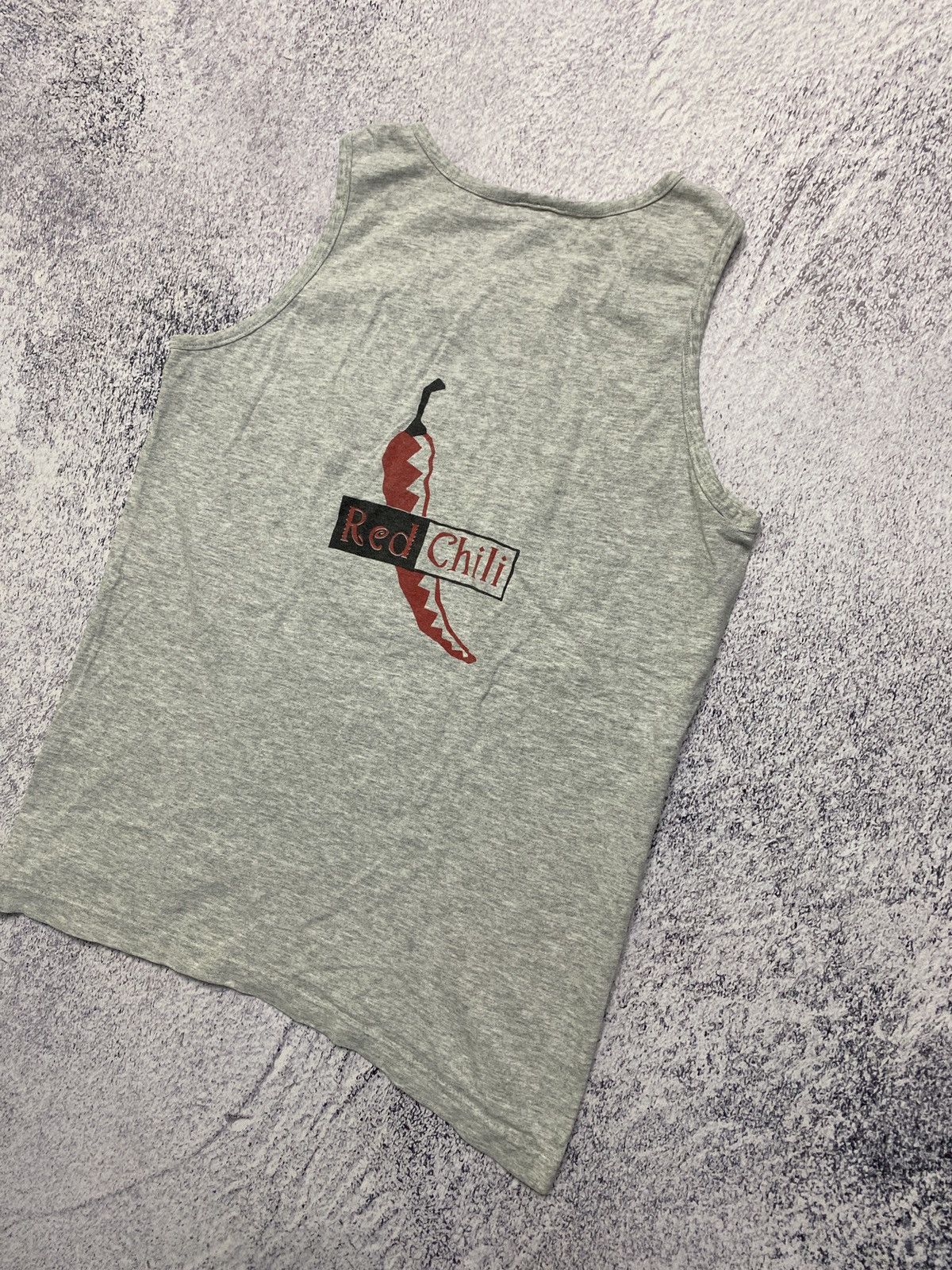 Band Tees × Vintage Vintage Red Chili Tank Top Sleeveless T Shirt Screenstars Size US M / EU 48-50 / 2 - 8 Thumbnail