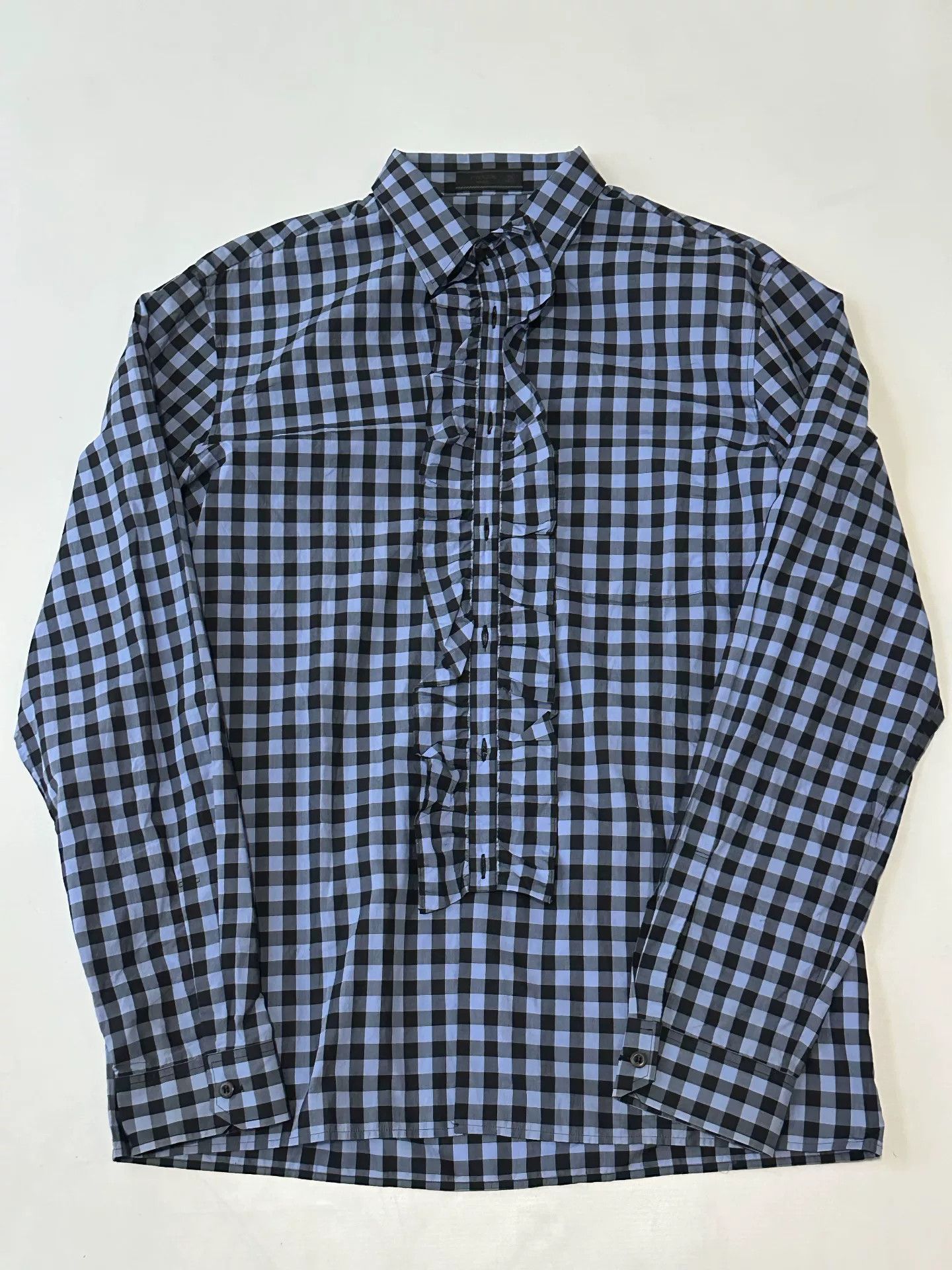 Prada Prada Ruffled Shirt Size M / US 6-8 / IT 42-44 - 1 Thumbnail