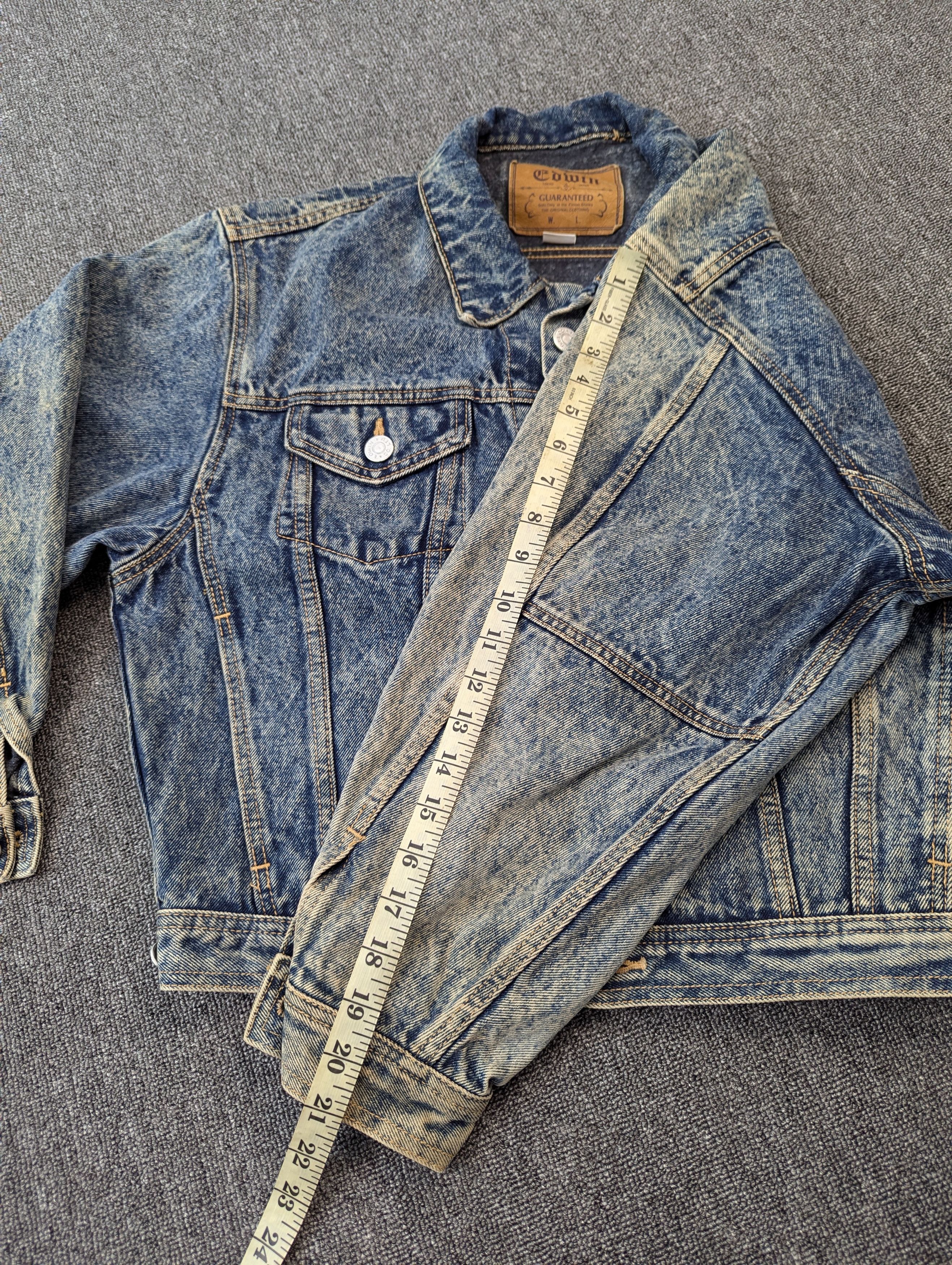 Edwin Vintage Edwin Acid Wash Denim Jacket Size US S / EU 44-46 / 1 - 19 Thumbnail