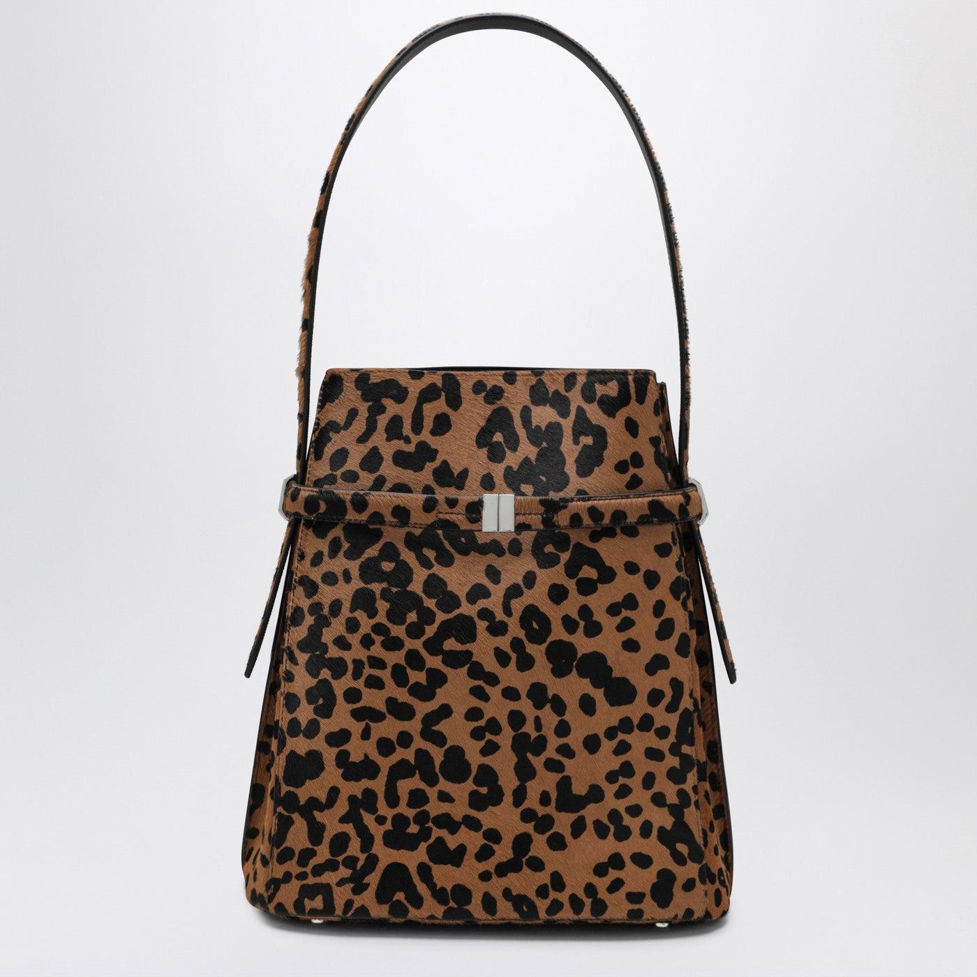 Toteme Toteme Leopard-Print Calf Hair Bucket Bag Size ONE SIZE - 1 Thumbnail