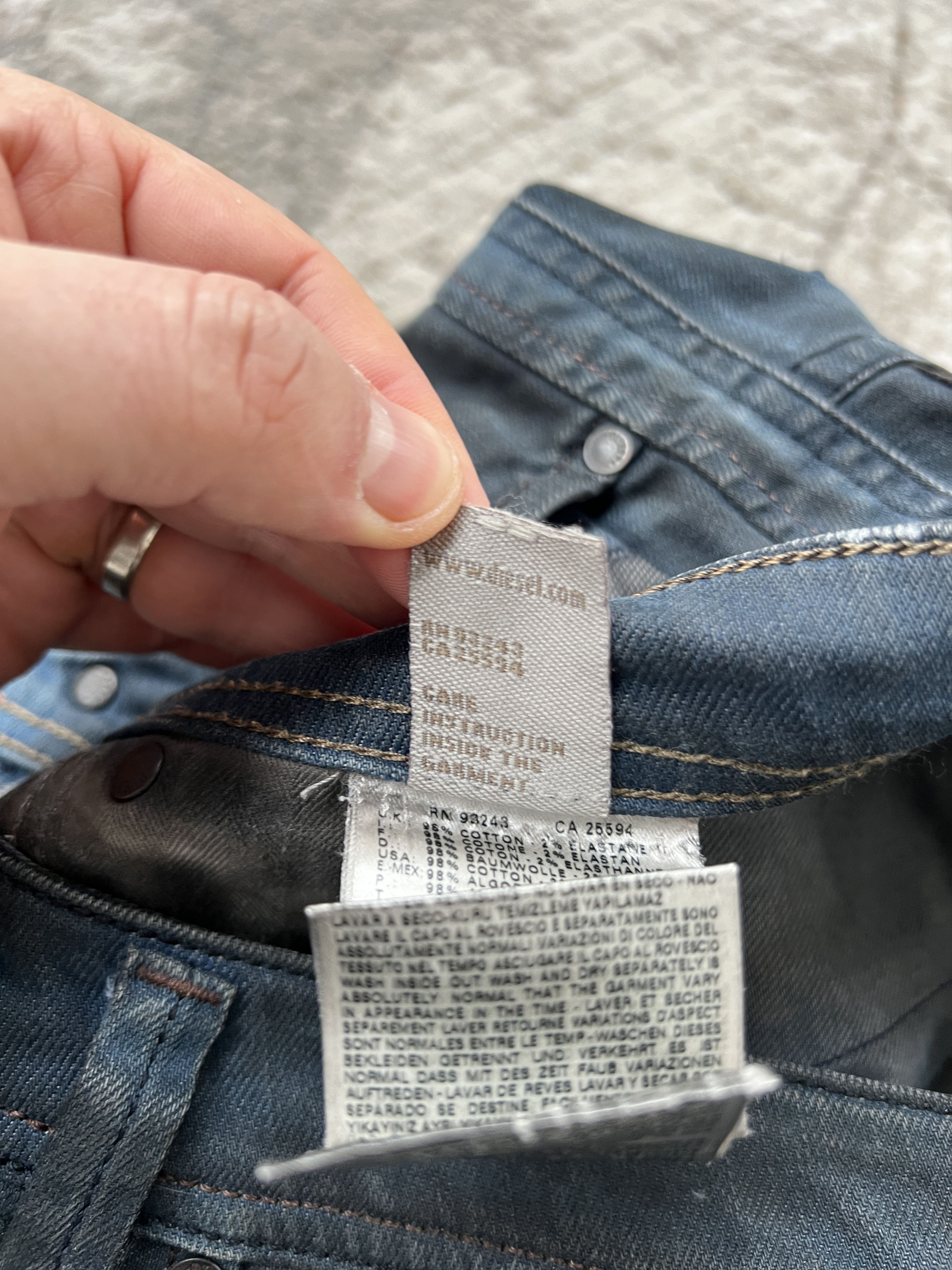 Diesel Diesel Darron Slim-Tapped Denim Pants Size US 31 - 10 Thumbnail