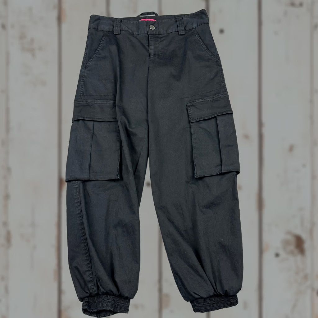 Alice + Olivia Alice + Olivia Pants Women S Black Cargo Jogger Casual Streetwear Utility S Size 28" / US 6 / IT 42 - 1 Thumbnail