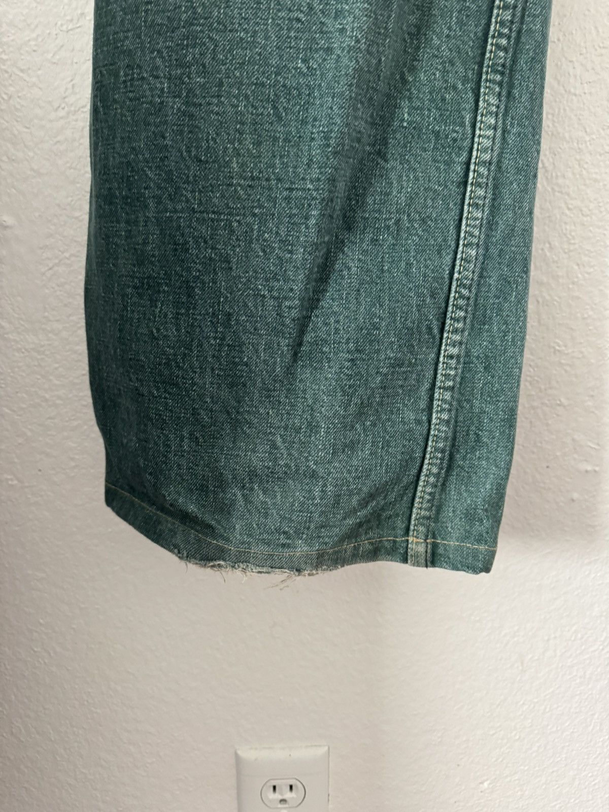 Kapital PLANT DYED NO. 4 GREEN DENIM Size US 34 / EU 50 - 3 Thumbnail