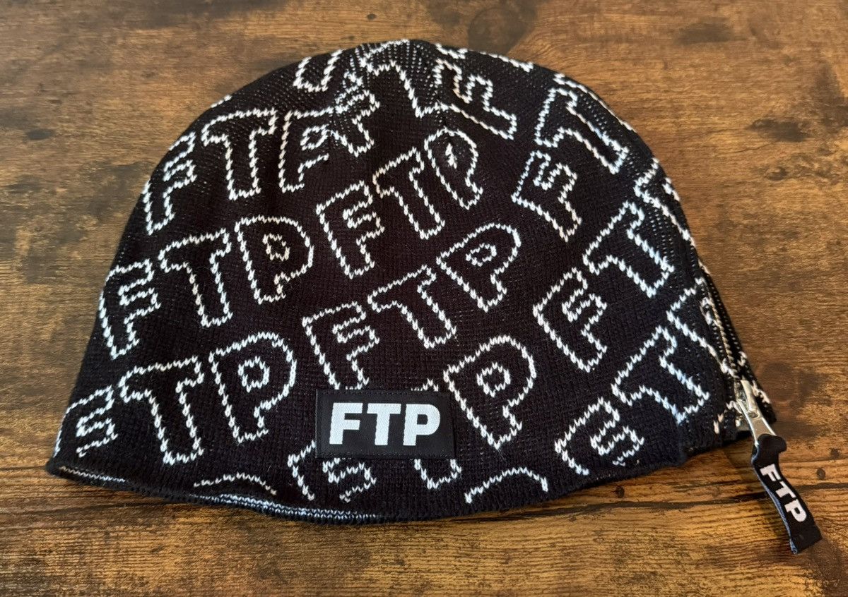 Fuck The Population FTP Zipper Beanie Black Size ONE SIZE - 1 Thumbnail