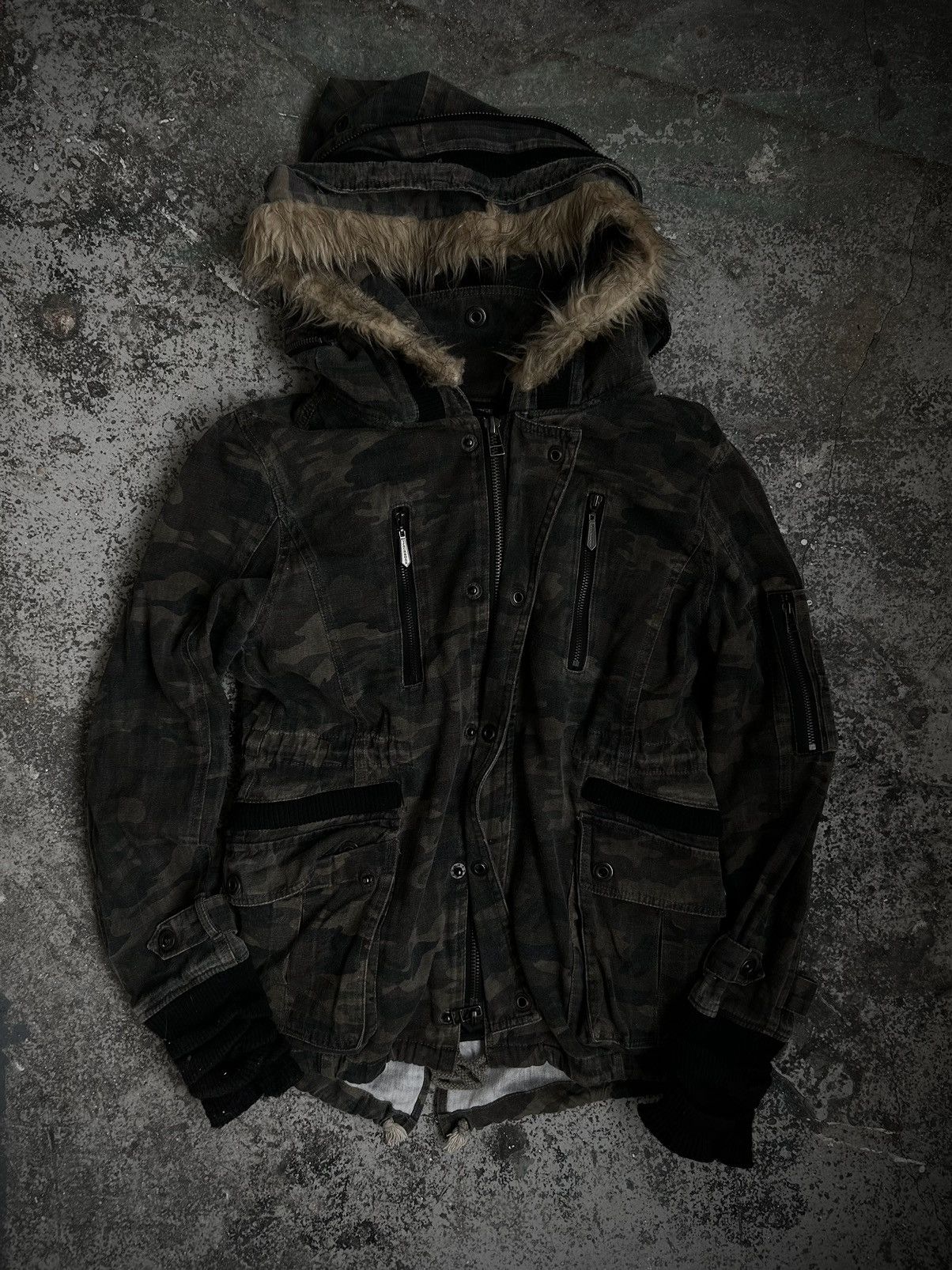 image of If Six Was Nine x Jack Rose Camouflage Jacket in Green, Men's (Size Medium)