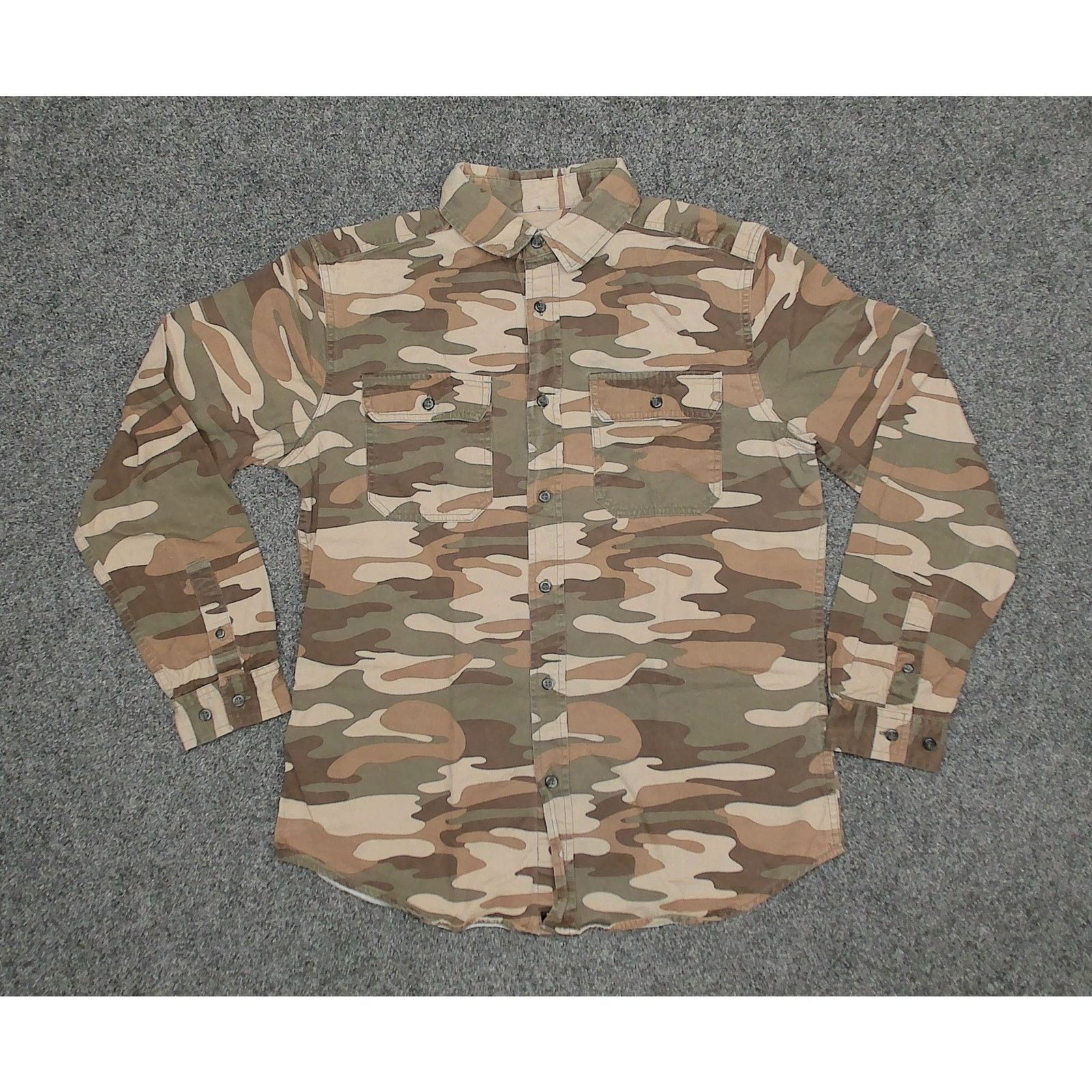 Lee Lee Vintage Y2K Faded Desert Camo Boxy Shacket Size XL / US 12-14 / IT 48-50 - 3 Thumbnail