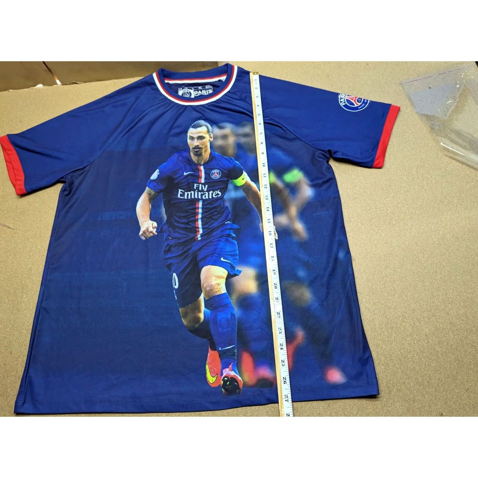 Vintage PARIS SAINT GERMAIN ZLATAN IBRAHIMOVIC official collection Jersey XL Weeplay PSG Size US XL / EU 56 / 4 - 6 Thumbnail