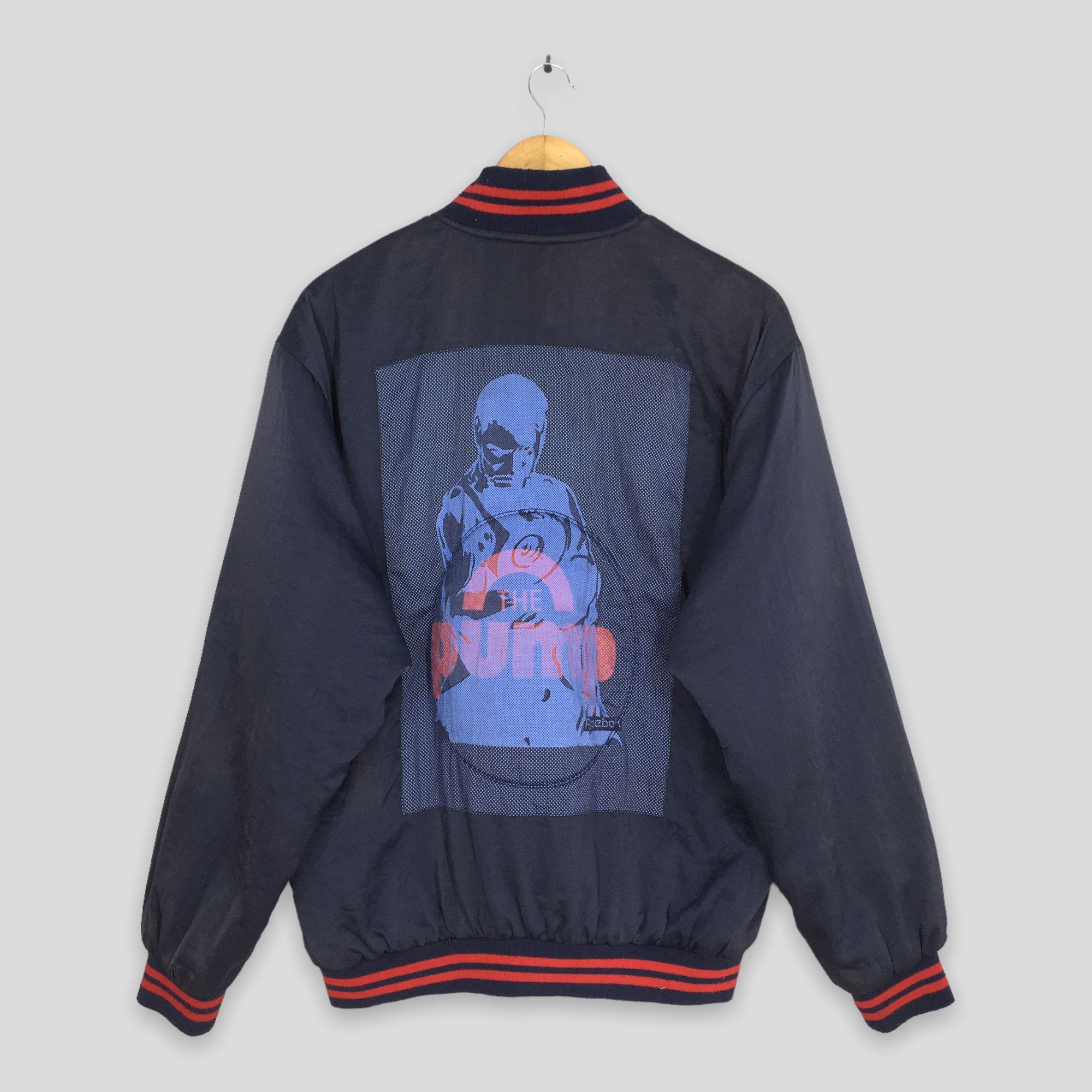 NBA Vintage 90s Reebok Sports The Pump Jacket Medium Size US M / EU 48-50 / 2 - 1 Thumbnail