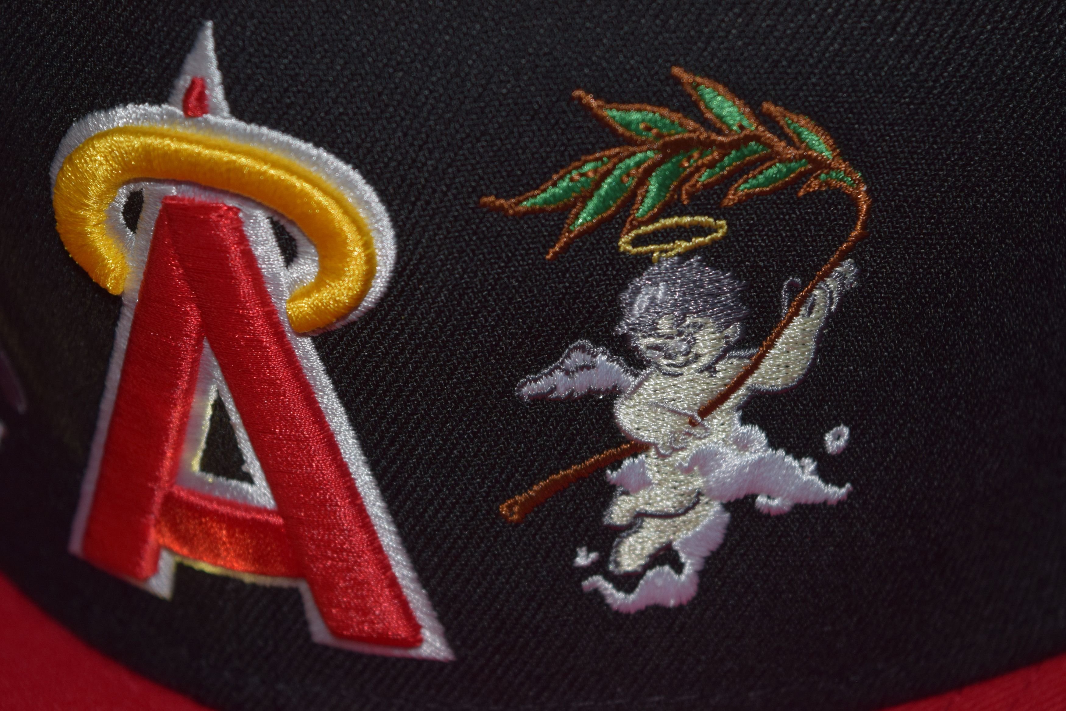 New Era MLB New Era LA Angels California Demon Angel Fitted RARE Size ONE SIZE - 4 Thumbnail