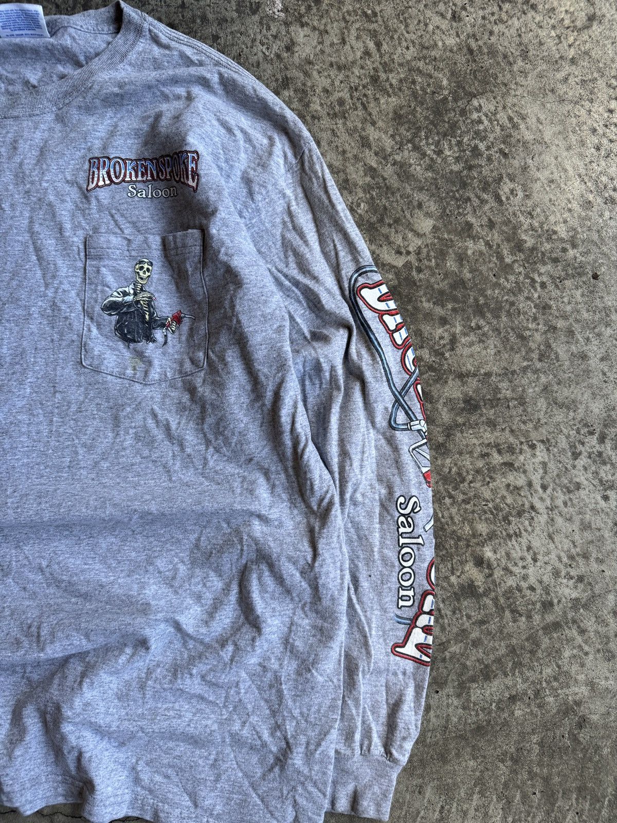 Harley Davidson × Japanese Brand Crazy vintage Y2K Harley Davidson style brokenspoke ls tee Size US L / EU 52-54 / 3 - 2 Thumbnail