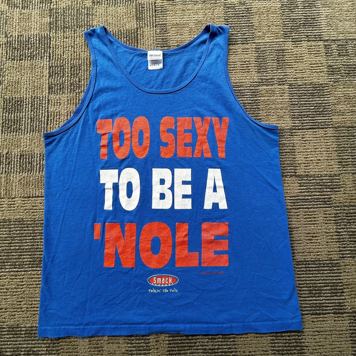 Vintage Vtg Y2K Florida Gators UF Blue Spell-Out Tank-Top Shirt Size US M / EU 48-50 / 2 - 2 Thumbnail