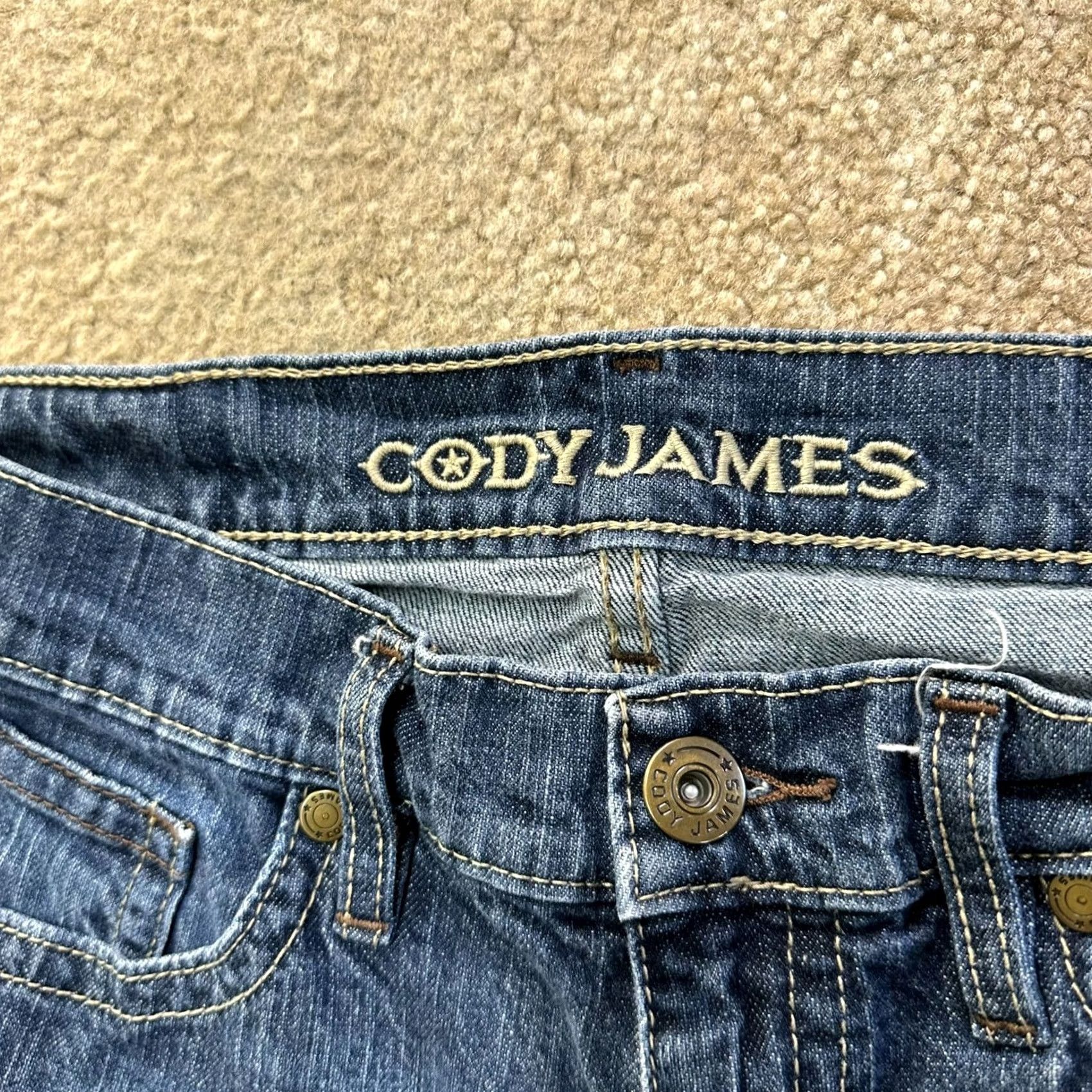 Cody James Cody James Jeans Men's 30x32 Blue Denim Western Wear Cowboy Straight Leg 5-Pocket Denim Cotton Jeans Size US 30 / EU 46 - 3 Thumbnail