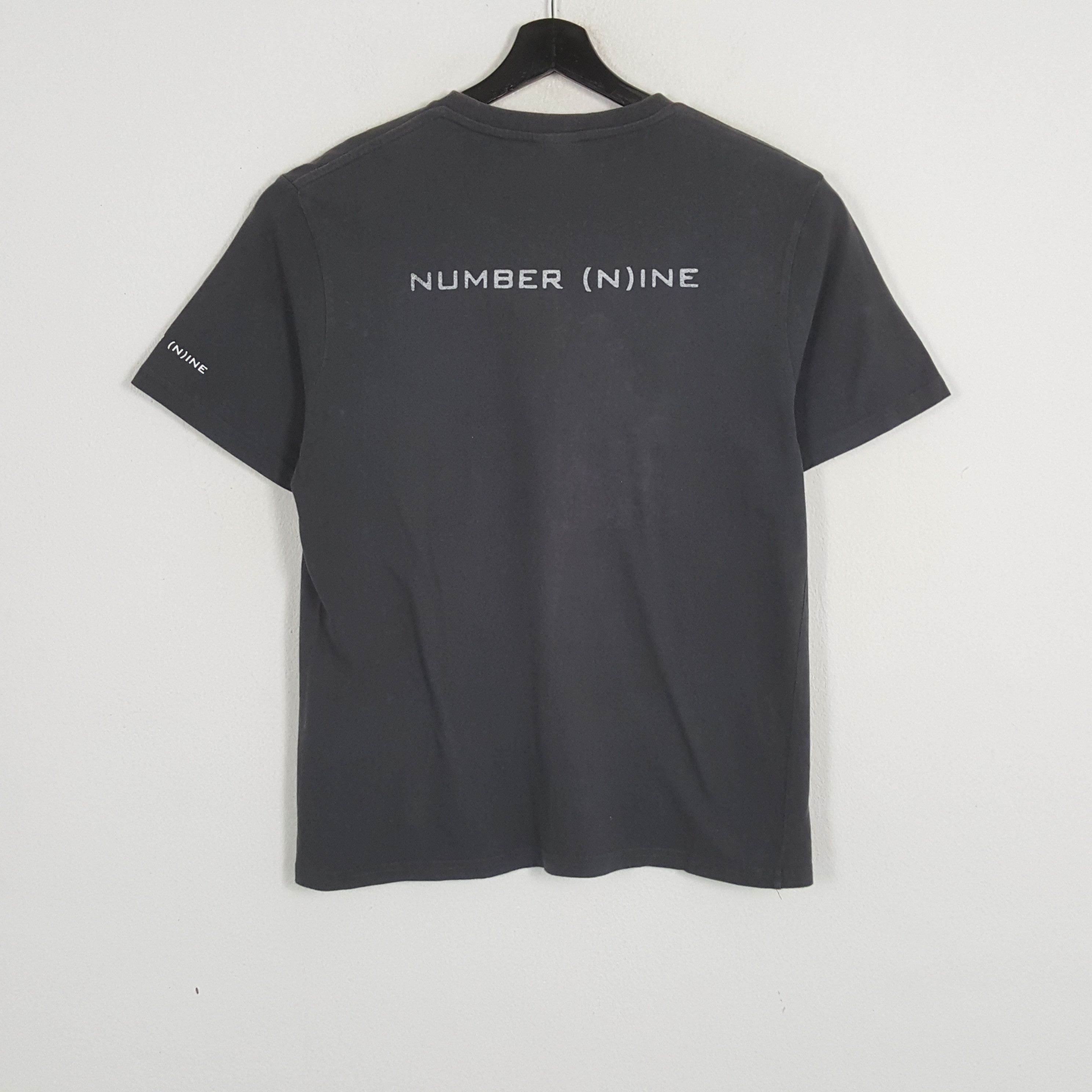 NUMBER (N)INE Japanese Brand Streetwear Custom Art Tshirt