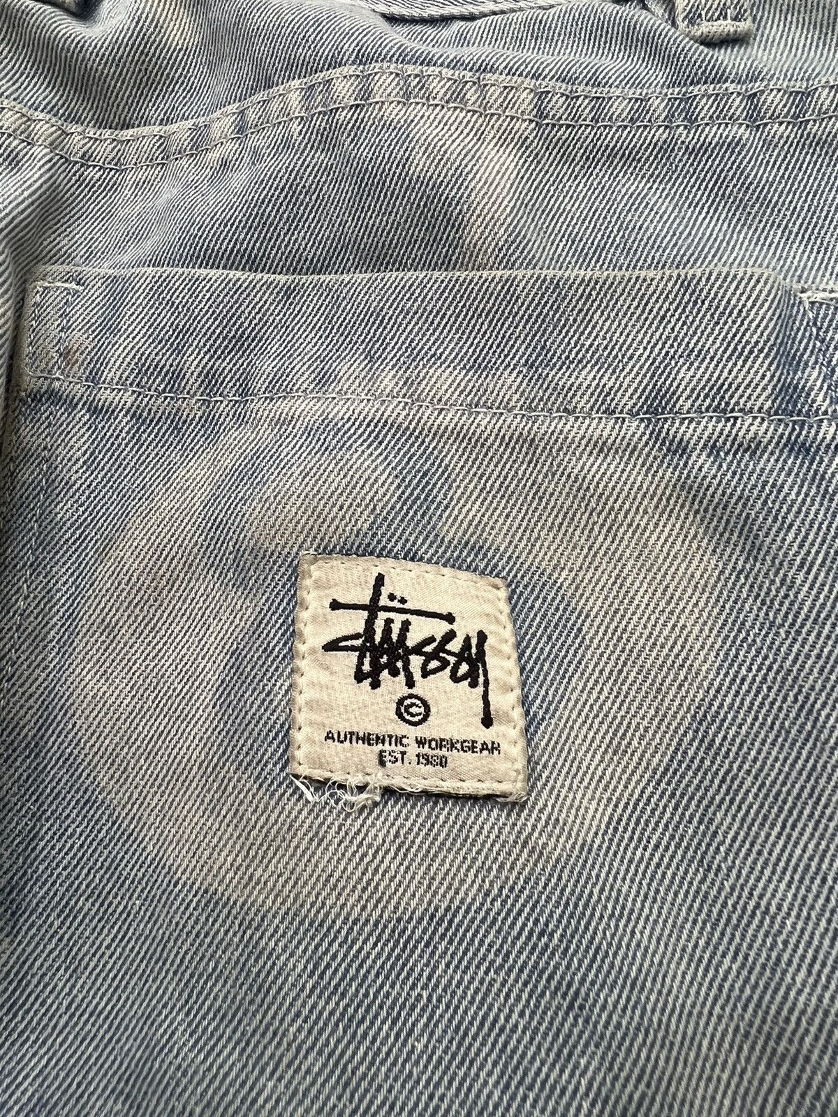 Stussy 2000s Stussy 8ball Monogram Iconic Carpenter Jeans Pants y2k Size US 32 / EU 48 - 4 Thumbnail