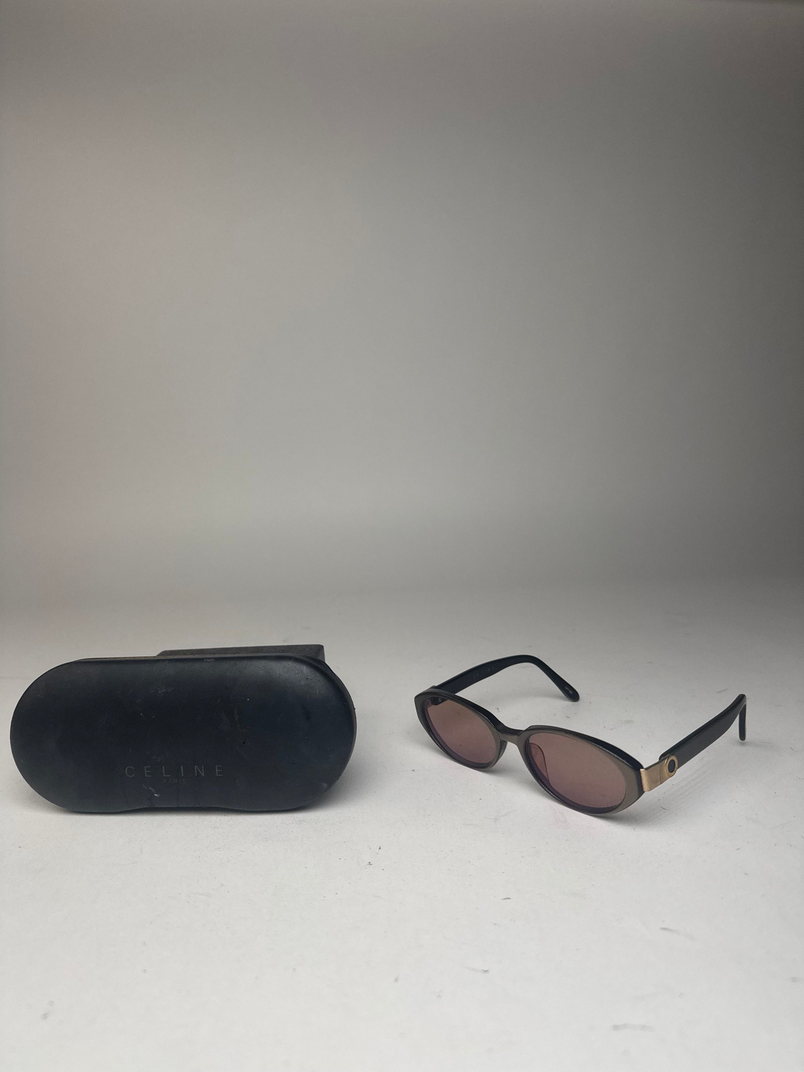Celine Vintage Paris Retro Sunglasses Brown Size ONE SIZE - 1 Thumbnail