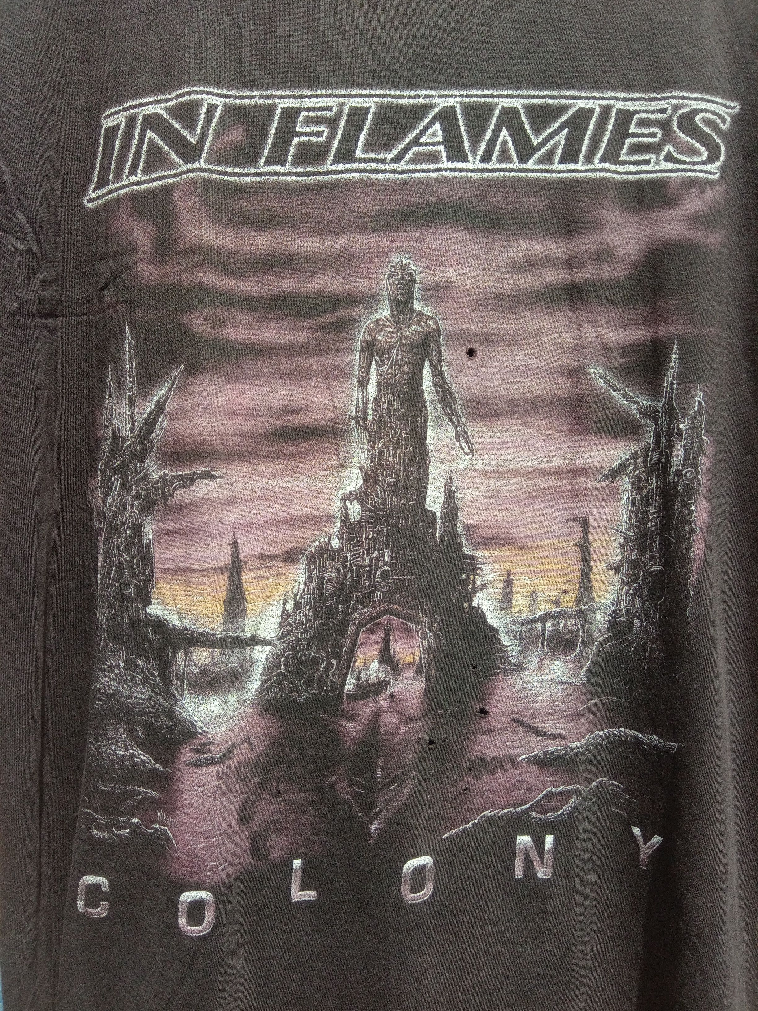 Band Tees × Vintage Vintage IN FLAMES colony Size US L / EU 52-54 / 3 - 2 Thumbnail