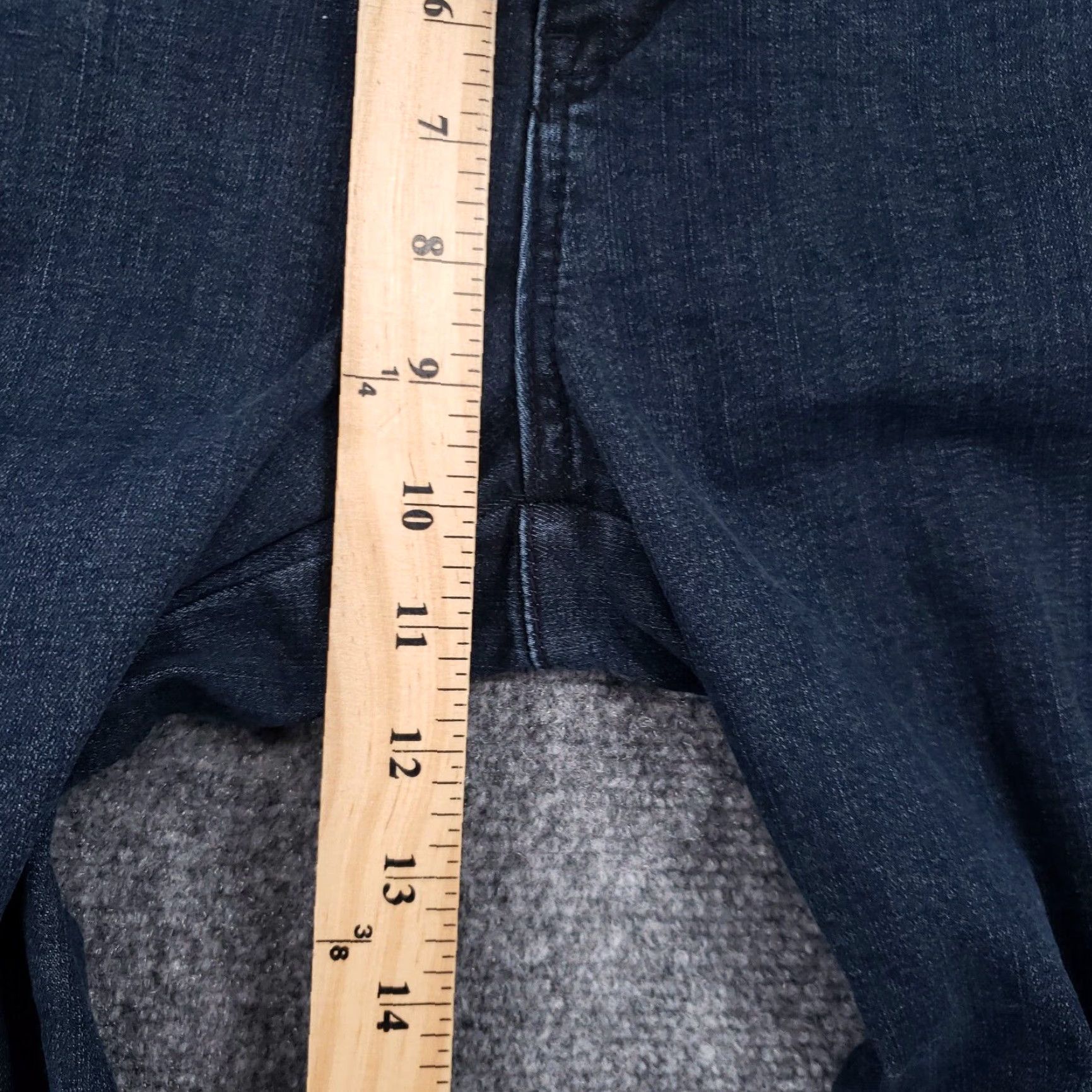 Vintage Democracy Jeans Womens 4 Blue Ab Solution Fit Skinny Stretch Mid Rise Denim Jeans Size 27" / US 4 / IT 40 - 6 Thumbnail