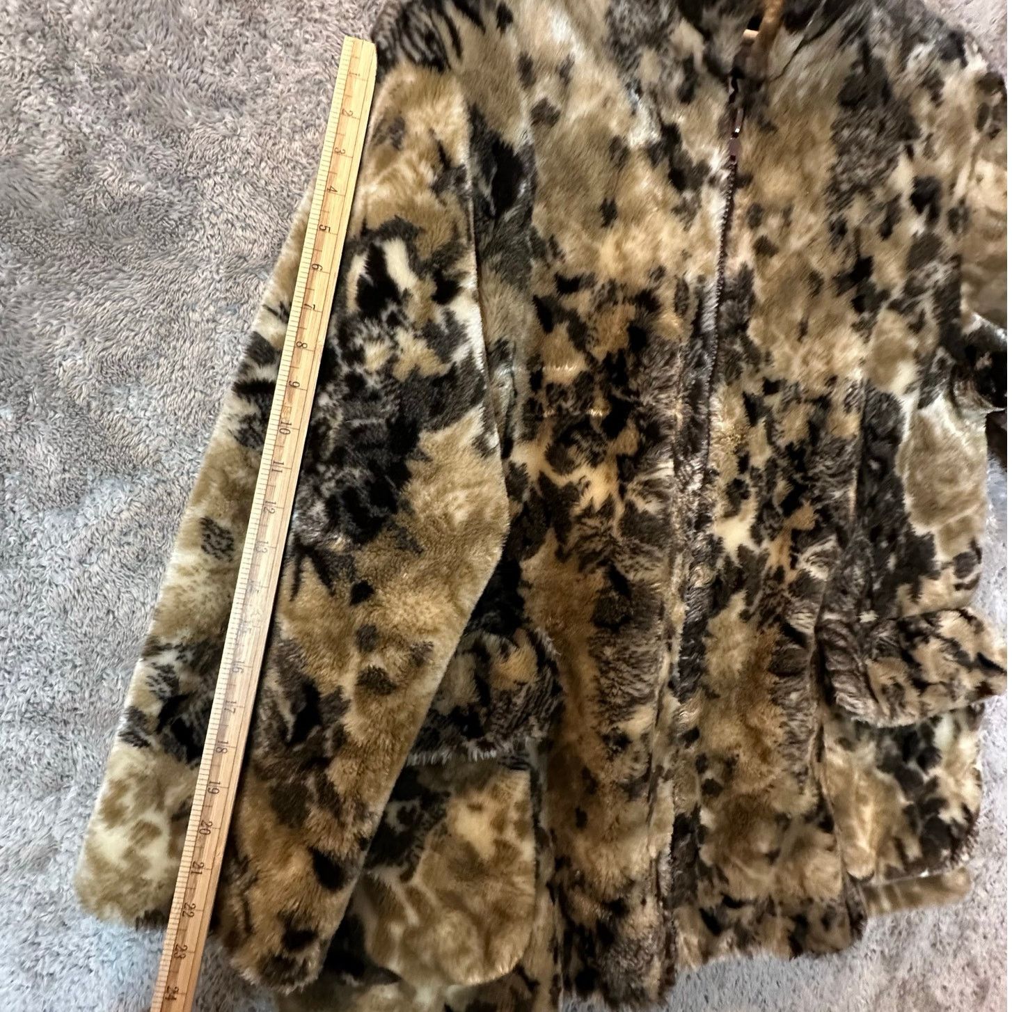 Other Maria Dionisiou Plush Faux Fur Swing Coat Leopard Animal XL Size XL / US 12-14 / IT 48-50 - 12 Thumbnail