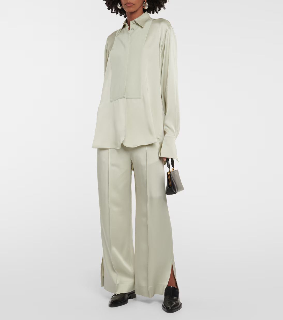 Jil Sander o1y1025 Sweatpant in Light Green Size 28" / US 6 / IT 42 - 2 Thumbnail