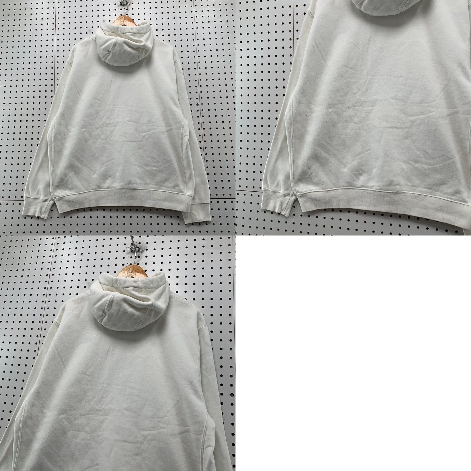 Nike Nike Essential Hoodie Sweatshirt Mens Large White Fleece Hooded Swoosh Pullover Size US L / EU 52-54 / 3 - 9 Thumbnail