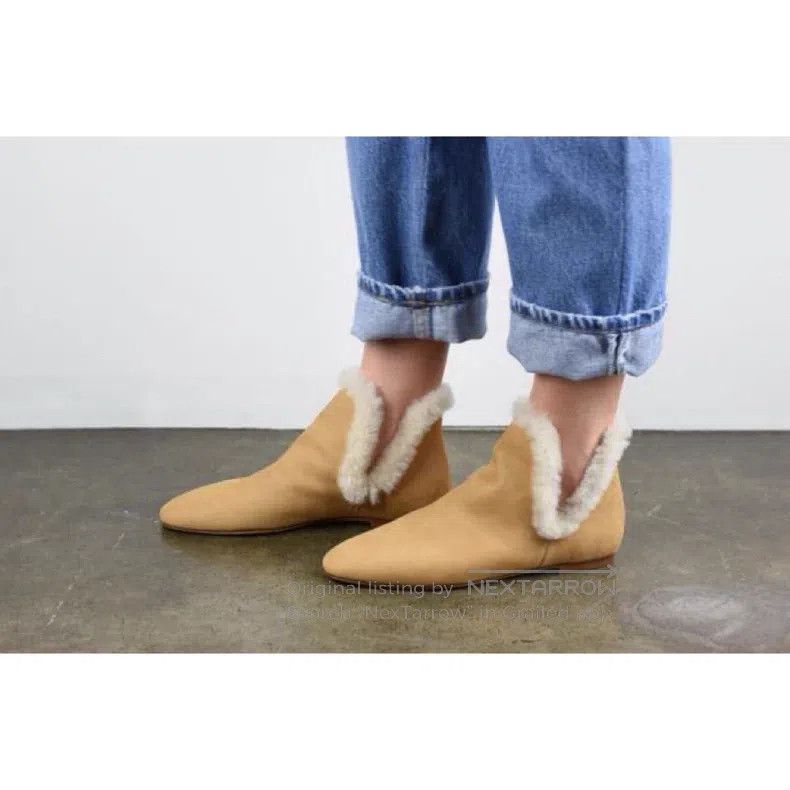The Row The Row Fur cuffed booties Size US 9 / IT 39 - 5 Thumbnail
