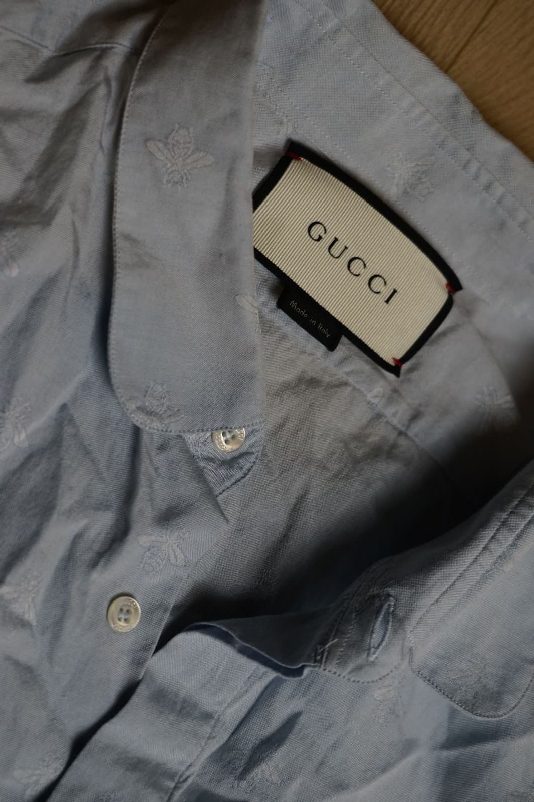 Gucci Gucci Cambridge bees stars button up shirt Size US M / EU 48-50 / 2 - 11 Thumbnail