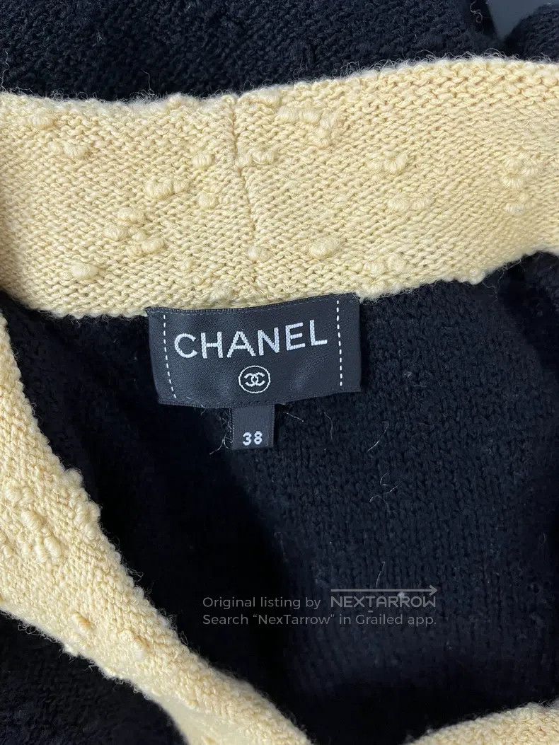 Chanel Chanel 24K black stitched knitted cardigan coat Size XS / US 0-2 / IT 36-38 - 4 Thumbnail
