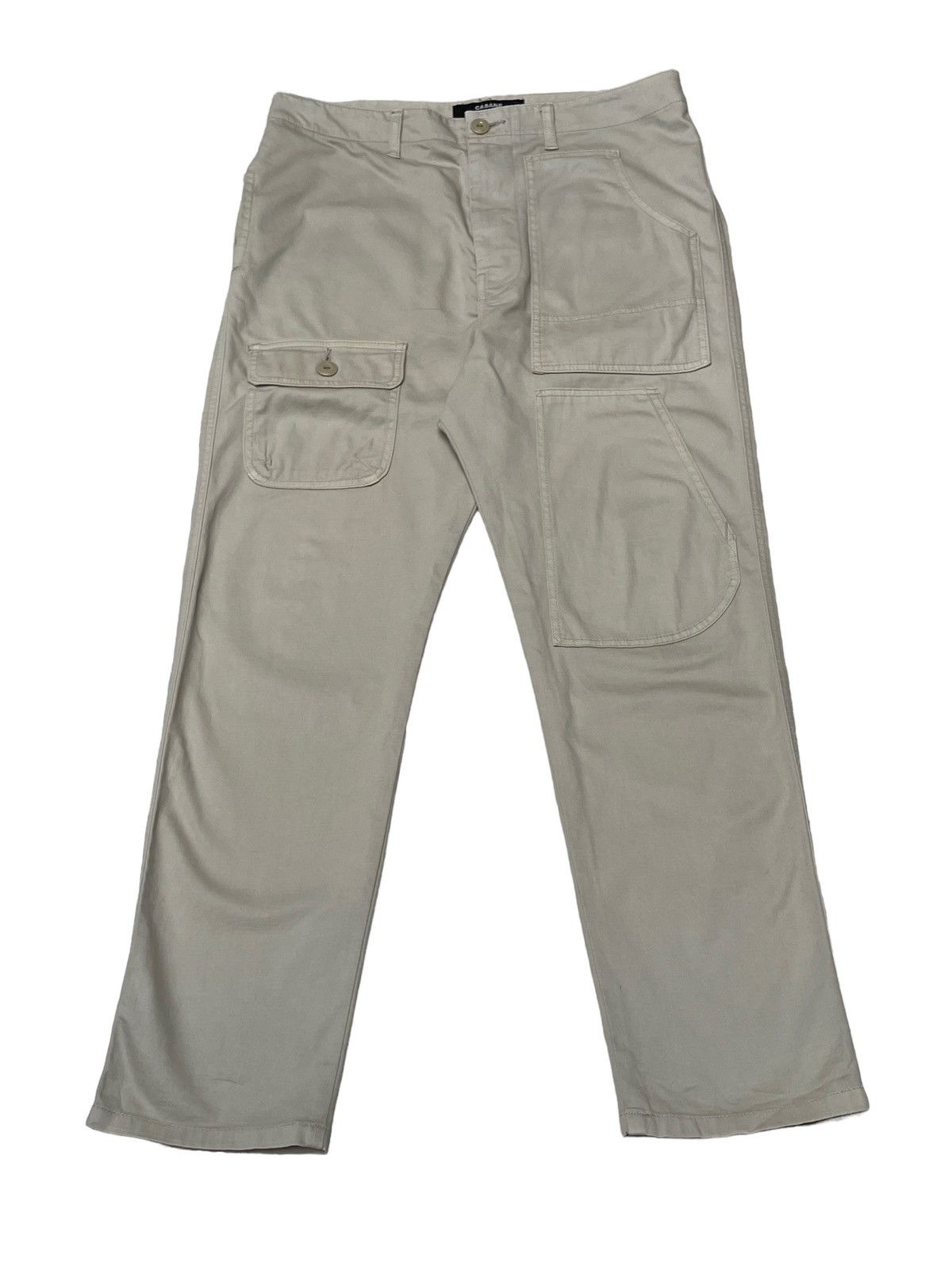 CABANE de ZUCCa × Japanese Brand × Vintage Vintage Japanese Brand Cabane De Zucca Tactical Pants 1990s Size US 33 - 1 Thumbnail