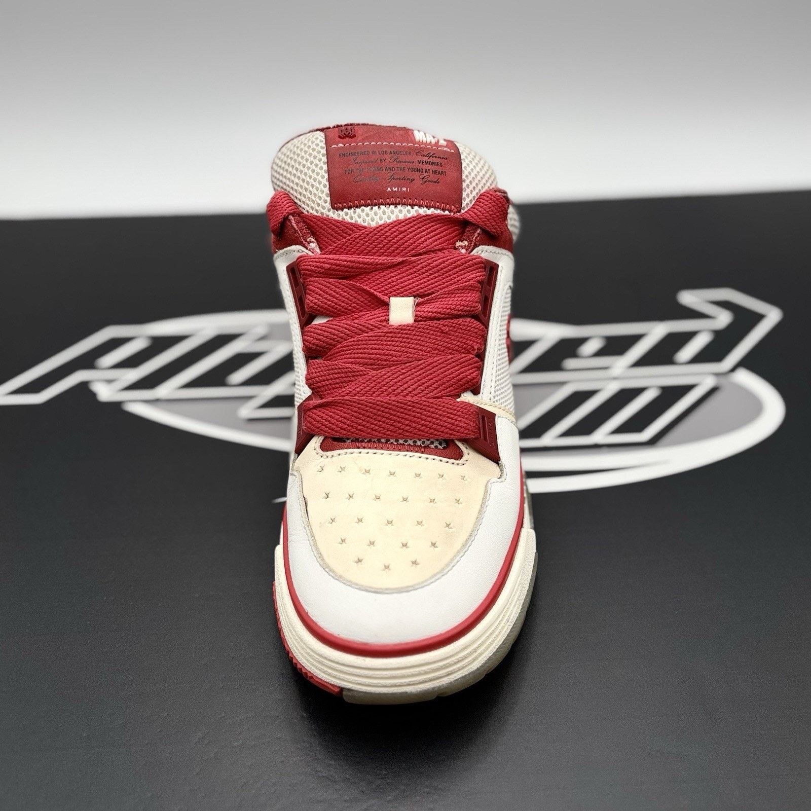 Amiri Size 42 (9 US) Amiri MA-1 ' White, Red ' | GOOD CONDITION! Size US 9 / EU 42 - 14 Thumbnail