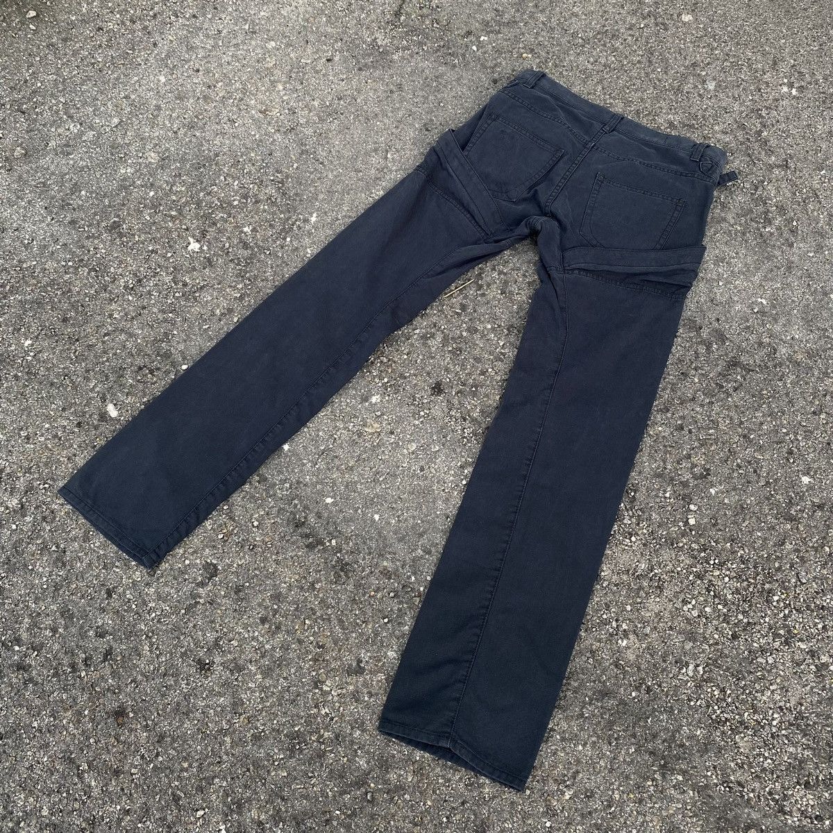 Balenciaga × Final Home × Vintage Final Home Survival Bondage Black Pants Size US 31 - 4 Thumbnail
