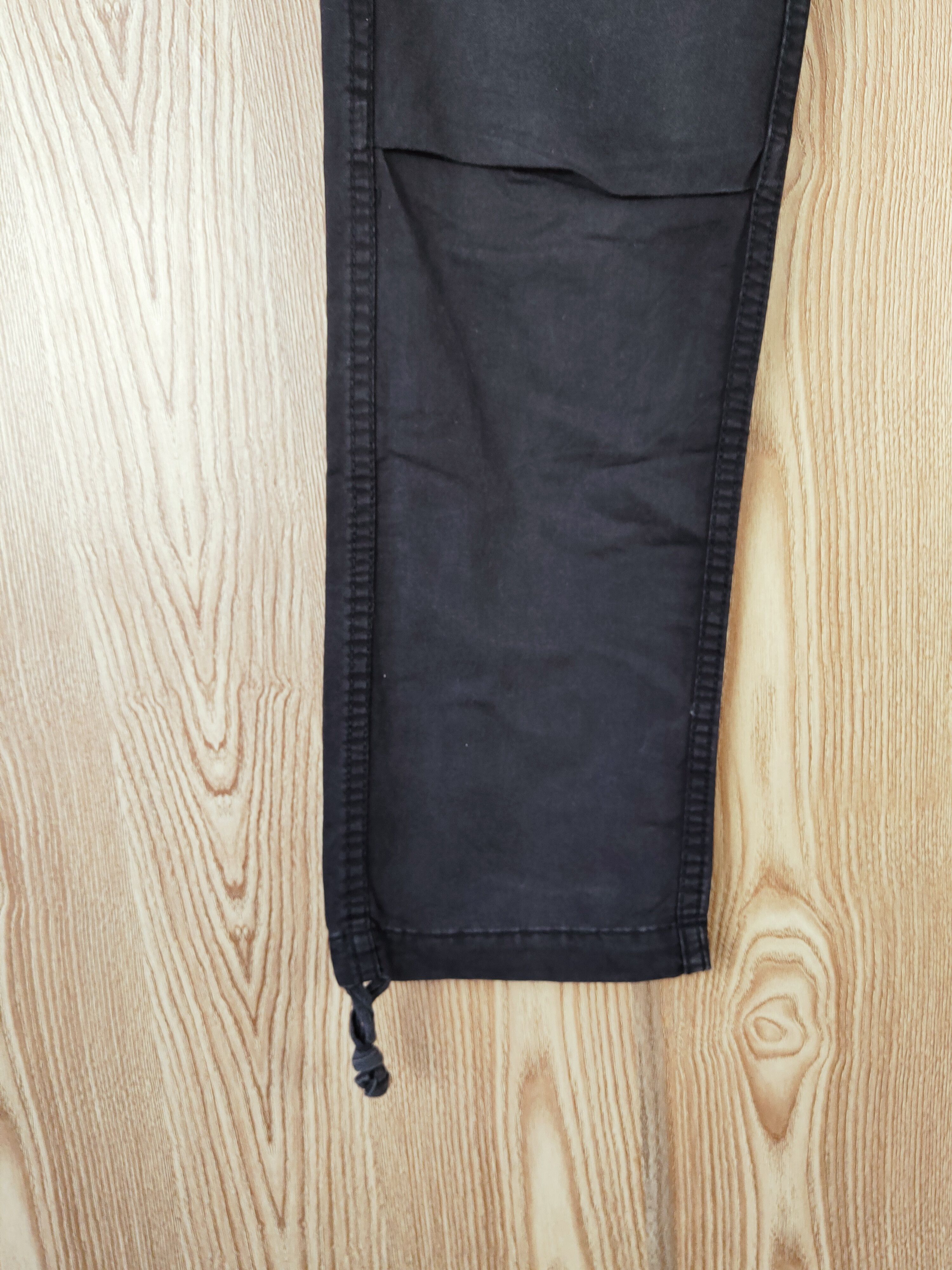 Japanese Brand Jungle Storm Black Multipocket Tactical Cargo Pants #W289 Size US 30 / EU 46 - 4 Thumbnail