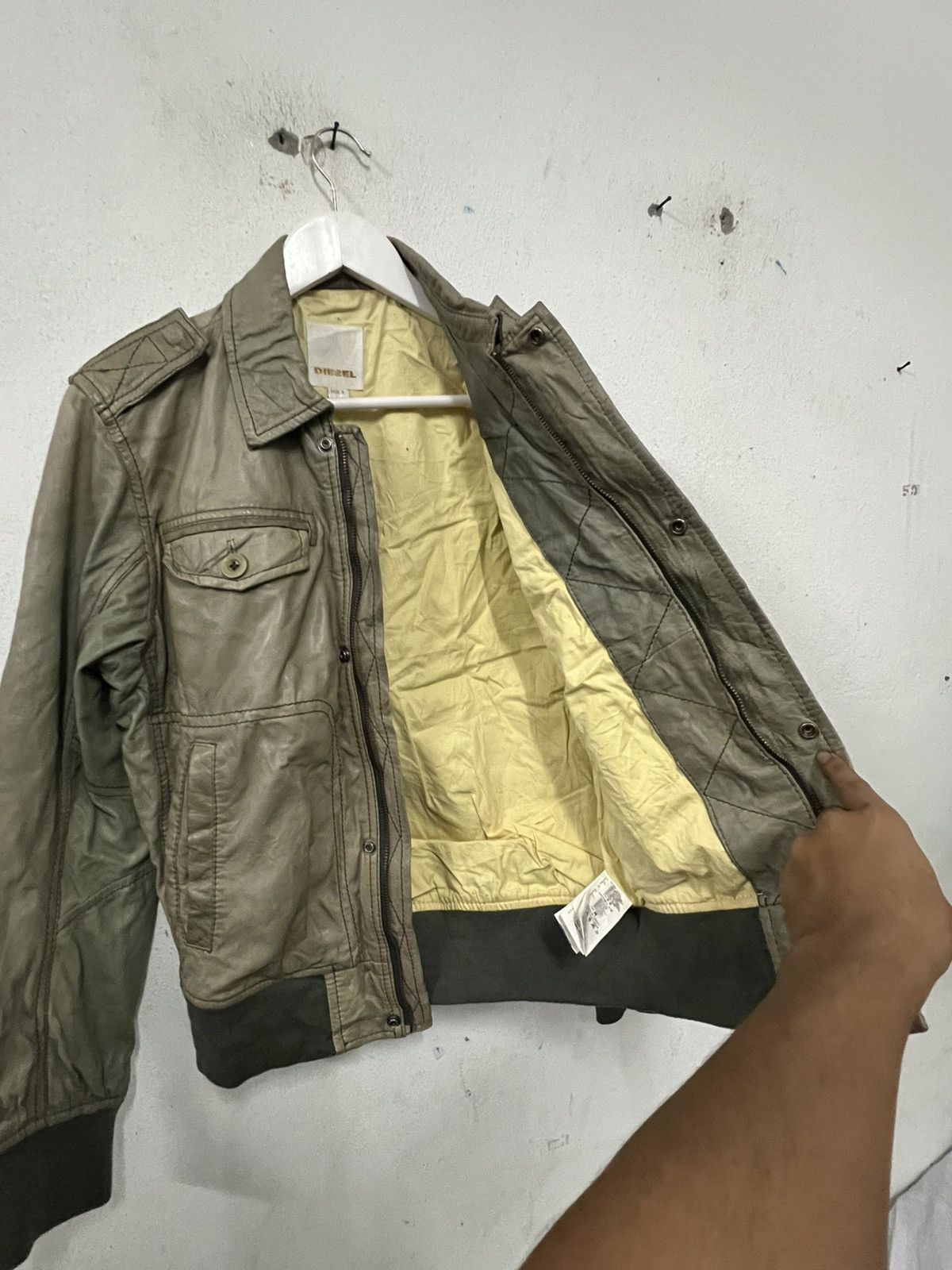 Diesel Vintage Diesil Leather Jacket Size US S / EU 44-46 / 1 - 6 Thumbnail