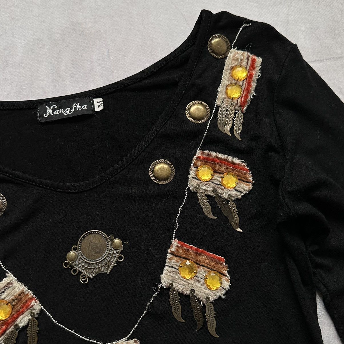 Hysteric Glamour × Undercover 00s Hysteric Glamour Style Long Sleeve T Shirt LGB GOA Size M / US 6-8 / IT 42-44 - 6 Thumbnail