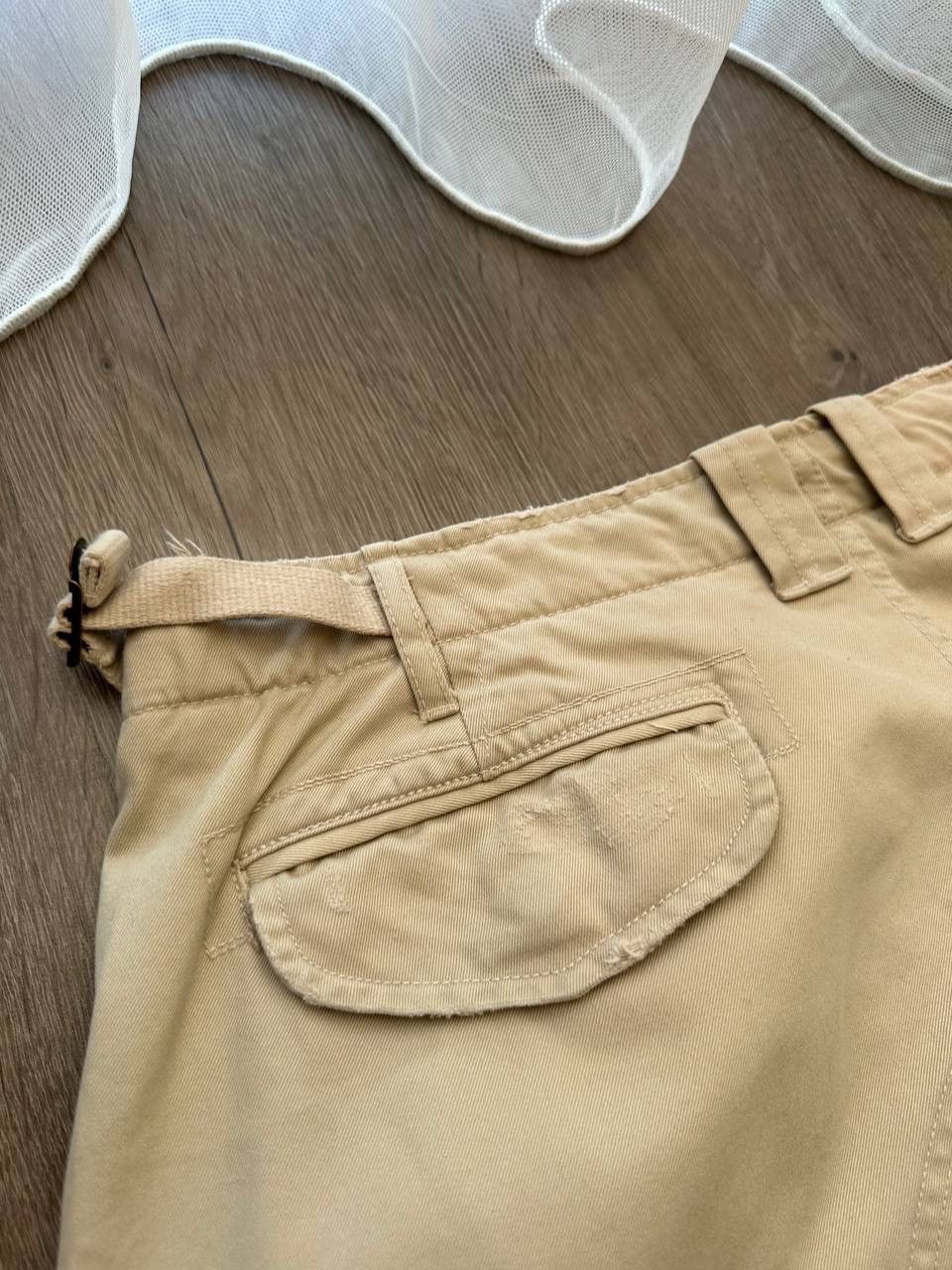 Polo Ralph Lauren × Vintage Vintage Polo Ralph Lauren Cargo Beige Baggy PRL Pants Size US 34 / EU 50 - 22 Thumbnail