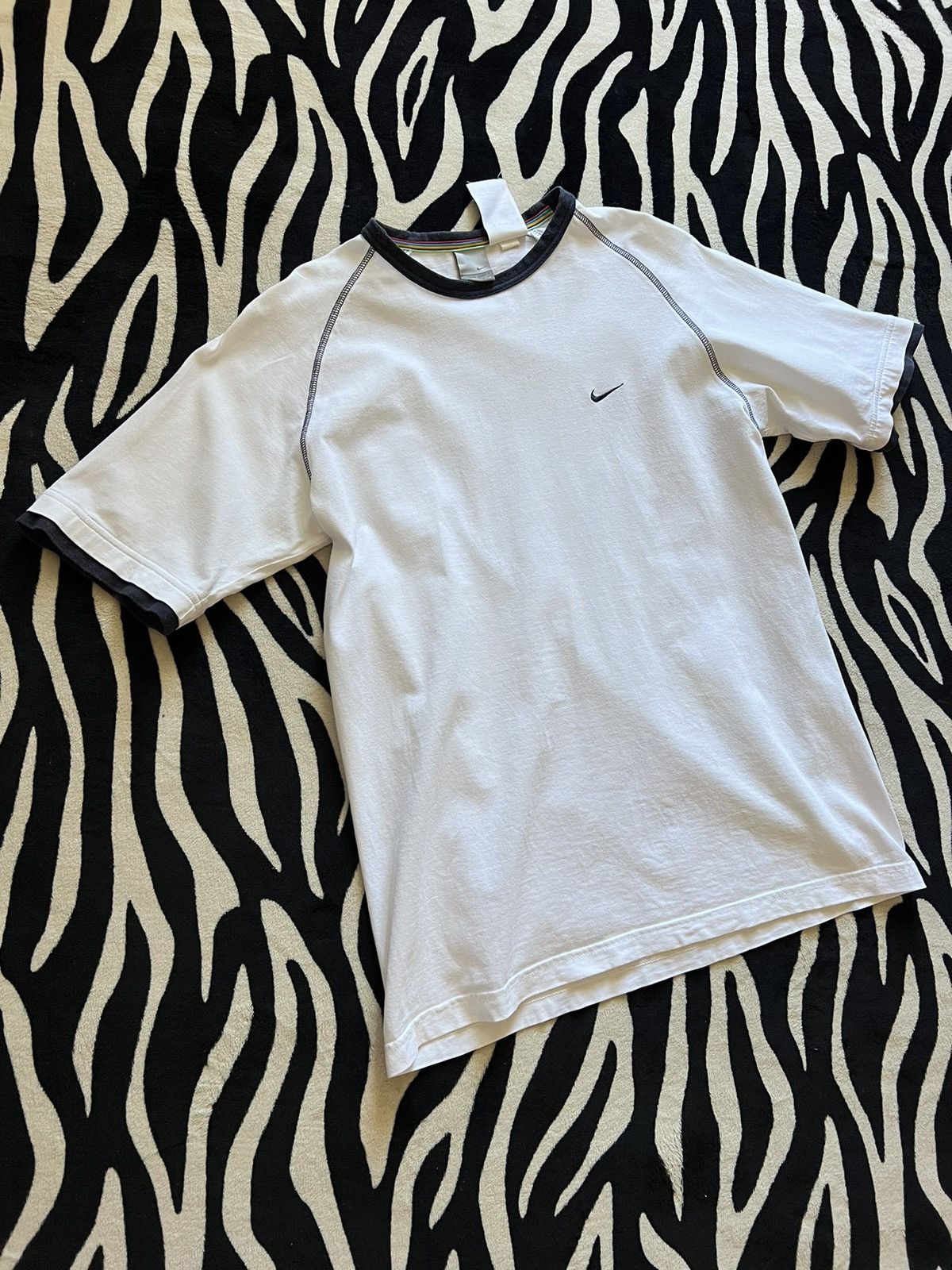 Nike × Vintage Nike t-shirt swoosh vintage Size US L / EU 52-54 / 3 - 3 Thumbnail