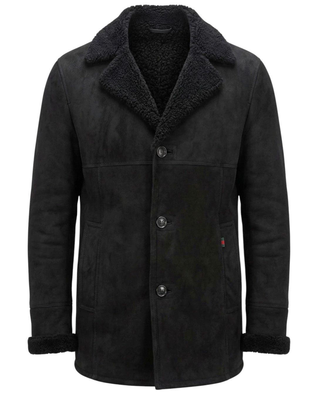 Gucci SHEARLING LAMBSKIN LEATHER COAT Size US S / EU 44-46 / 1 - 1 Thumbnail