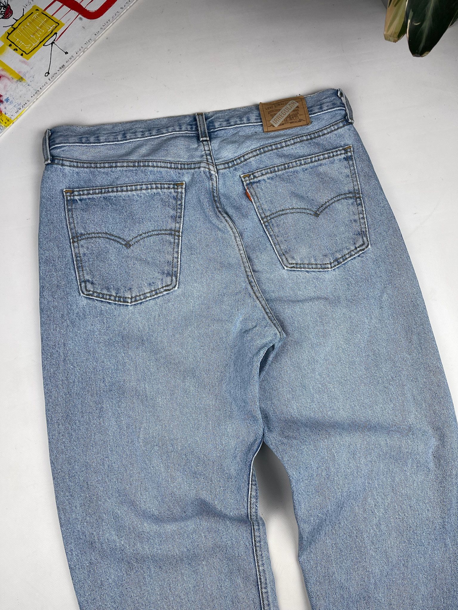Levi's 90s Levi’s 615 Orange Tab Denim Jeans Vintage Size US 36 / EU 52 - 9 Thumbnail