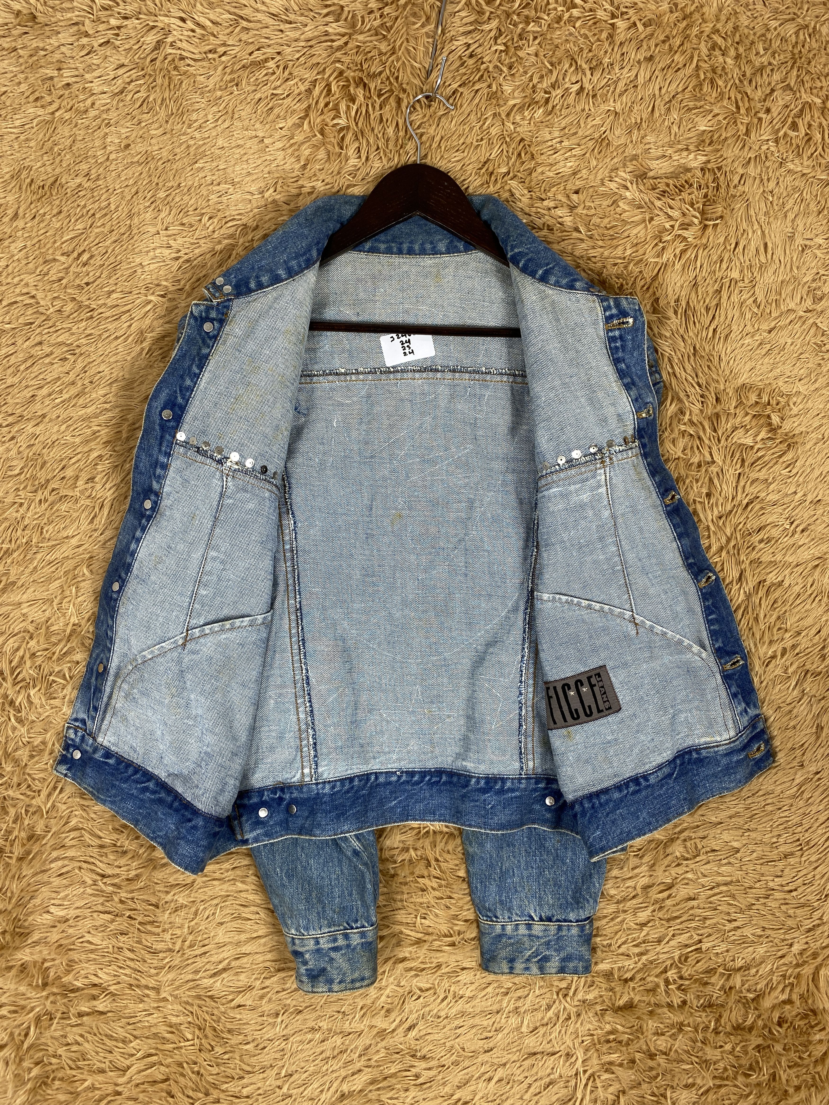 Vintage Vintage Ficce Jeans Denim Jacket PJ2402 Size US M / EU 48-50 / 2 - 7 Thumbnail