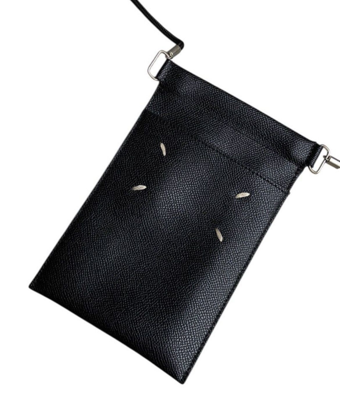 Maison Margiela Maison Margiela Shoulder Bag Leather Black Plain Size ONE SIZE - 3 Thumbnail