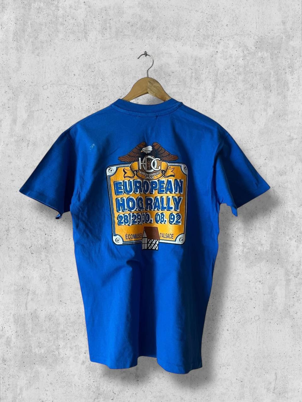 Harley Davidson HARLEY DAVIDSON 1992 hog rally bike vintage tee t shirt Size US L / EU 52-54 / 3 - 1 Thumbnail