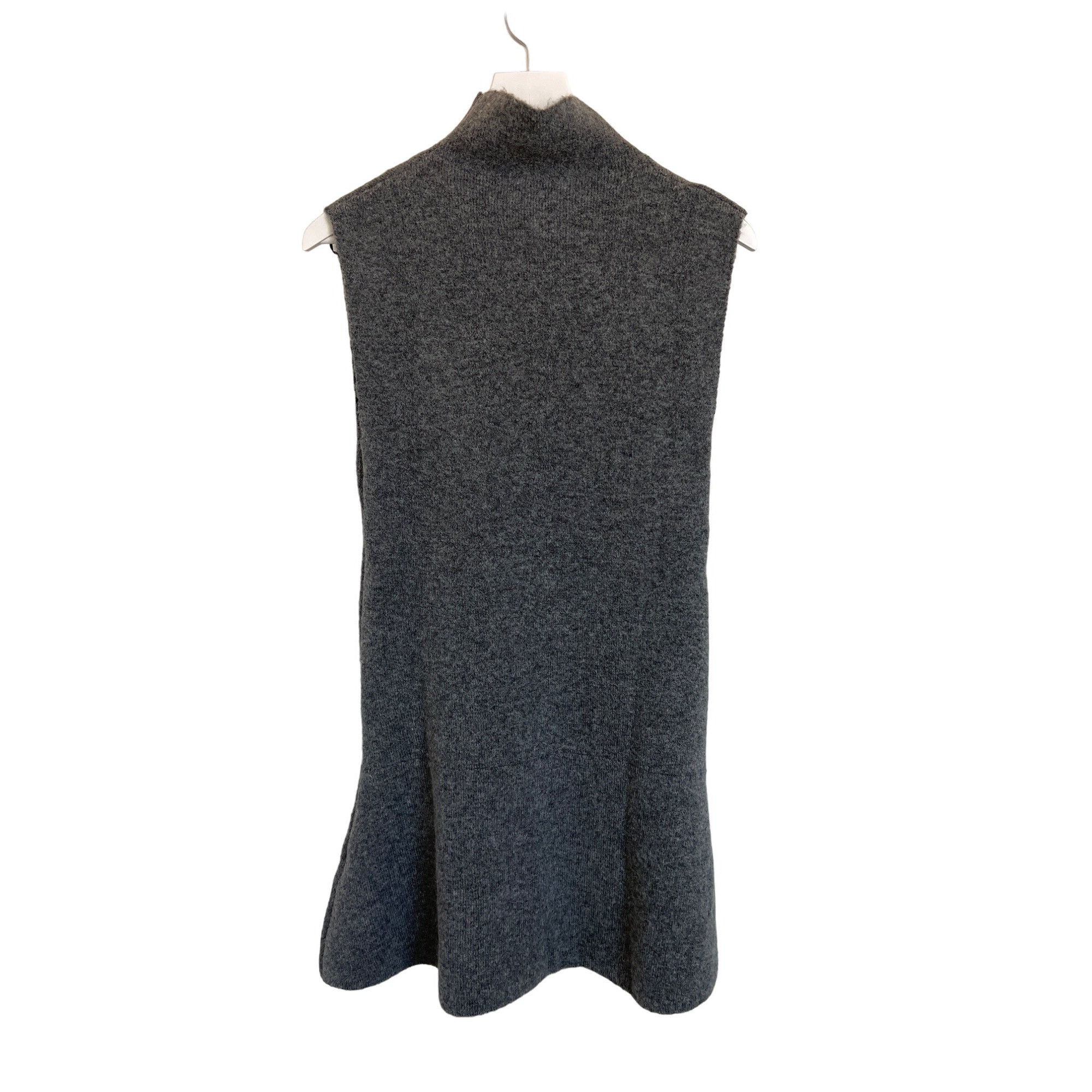 Zara Zara Grey Sleeveless Mock Neck Skater Dress Size M / US 6-8 / IT 42-44 - 5 Thumbnail