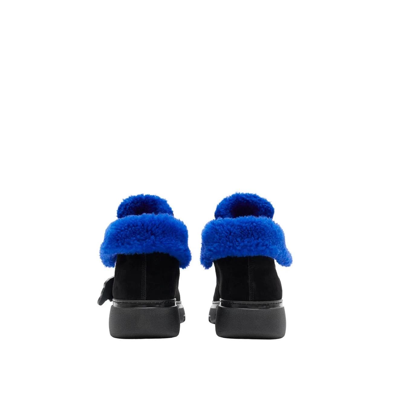 o1w1db10824 Creeper Suede and Shearling Chukka Boots Blue