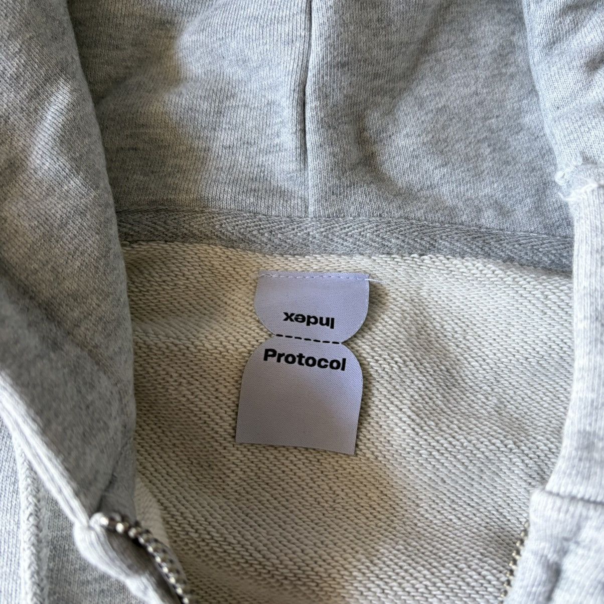 Protocol Index RECONSTRUCTED ZIP HOODIE PROJECT GR stk
