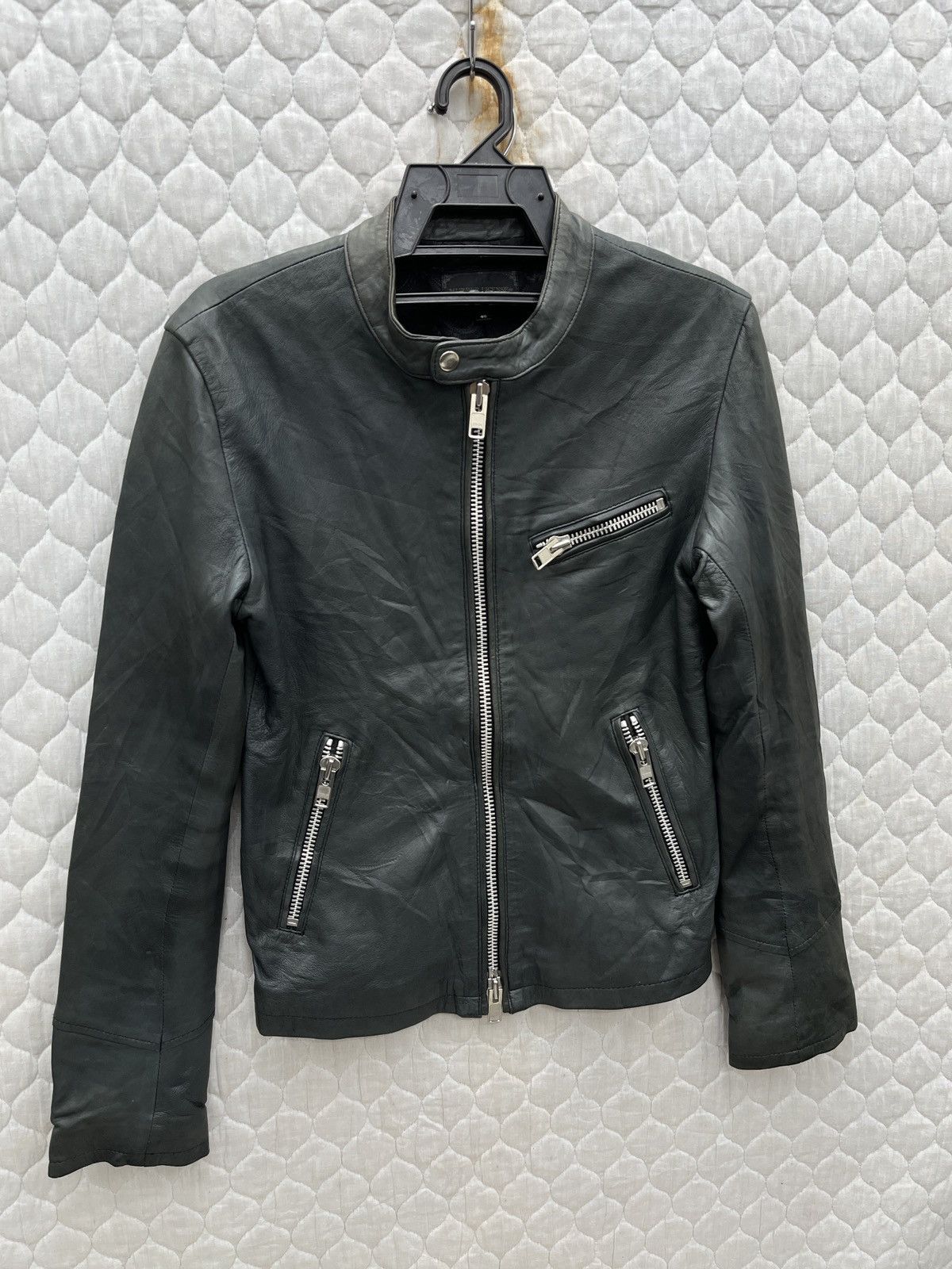 Japanese Brand 🔥🔥🔥STEALS MURDER LICENSE CAFE RACER LEATHER JACKET Size S / US 4 / IT 40 - 2 Thumbnail