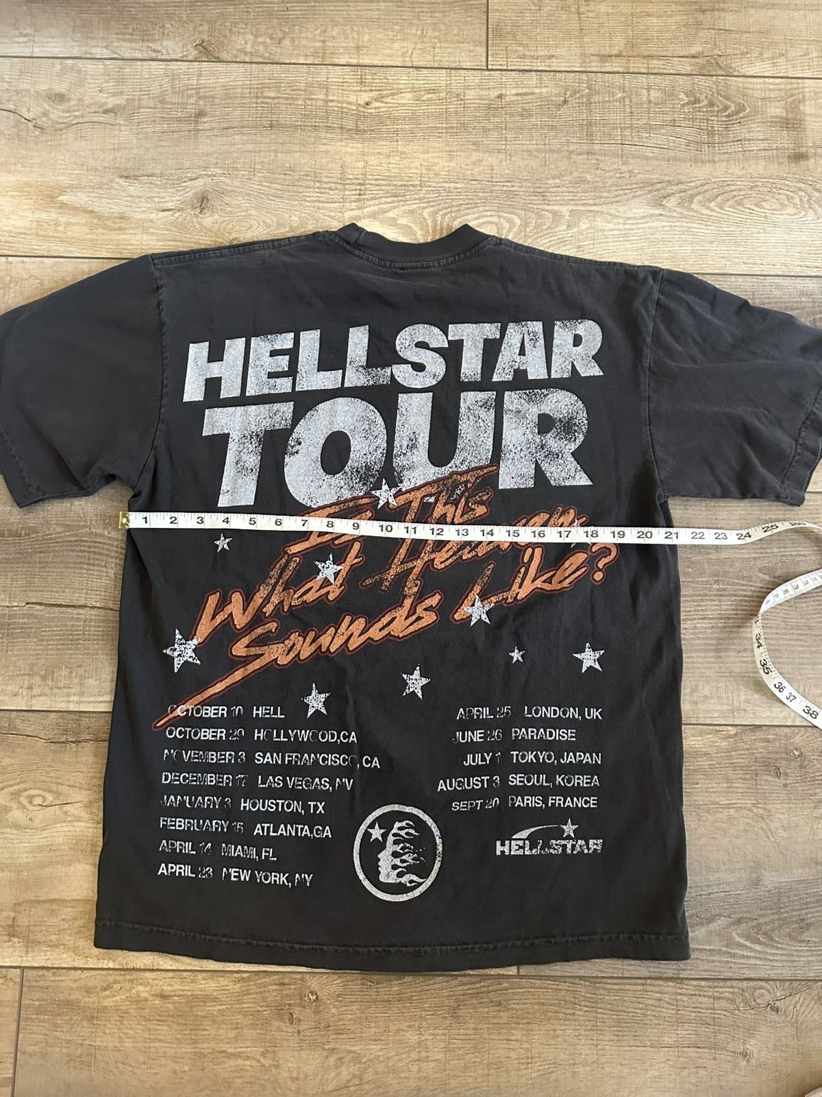 HELLSTAR Hellstar Biker Tour Overseas Exclusive Tee (M) Size US M / EU 48-50 / 2 - 7 Thumbnail
