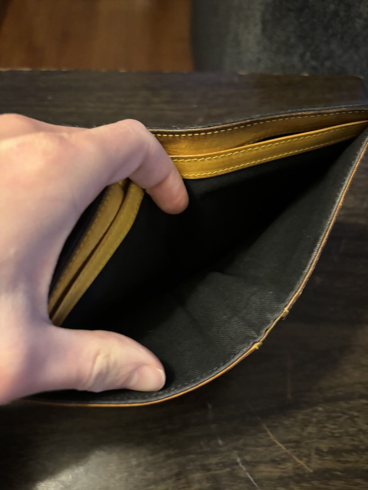 Maison Margiela Black Stitch Wallet Size ONE SIZE - 5 Thumbnail