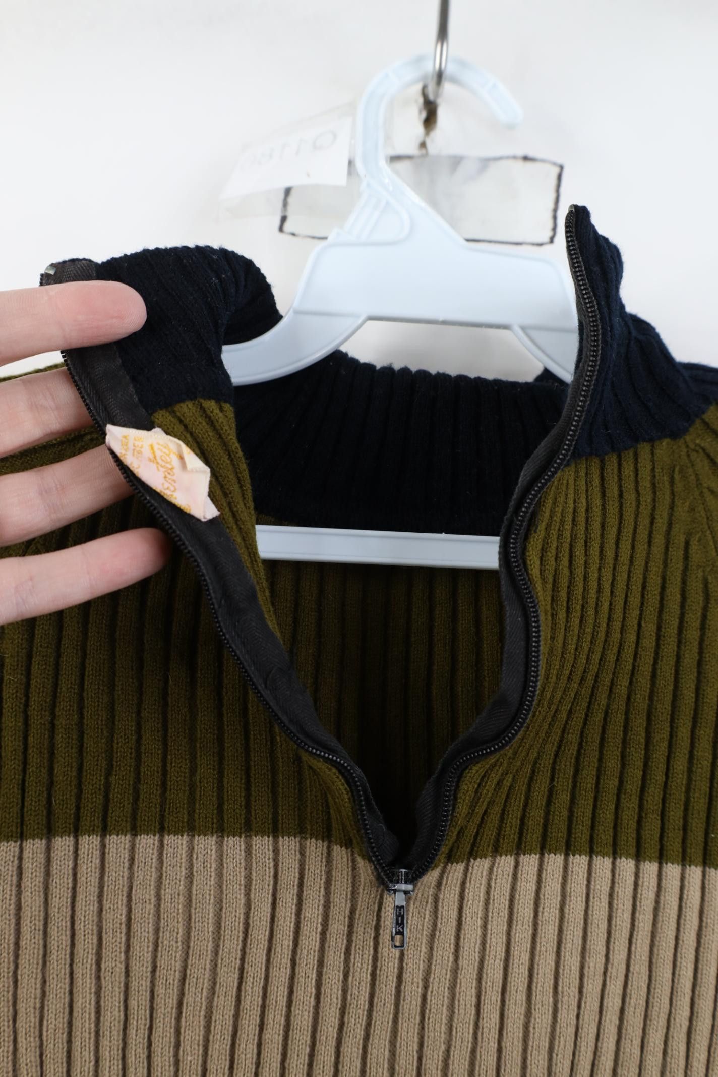 Vintage Vintage 50s 60s Mid Century Modern Block Ribbed Knit Sweater Size M / US 6-8 / IT 42-44 - 10 Thumbnail