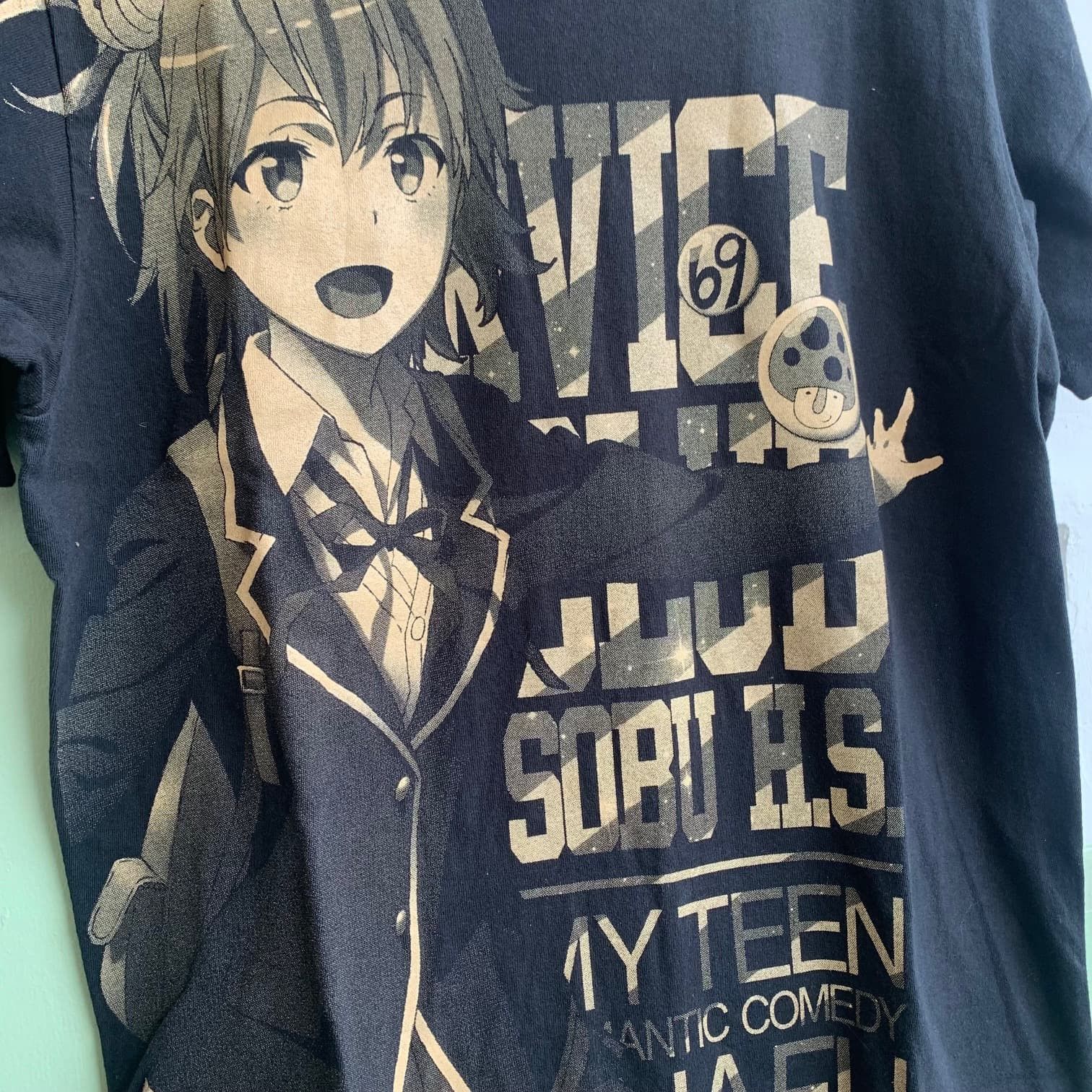 Anime × Japanese Brand Official T-shirt oregairu char Yui Yuigahama Size US L / EU 52-54 / 3 - 4 Thumbnail