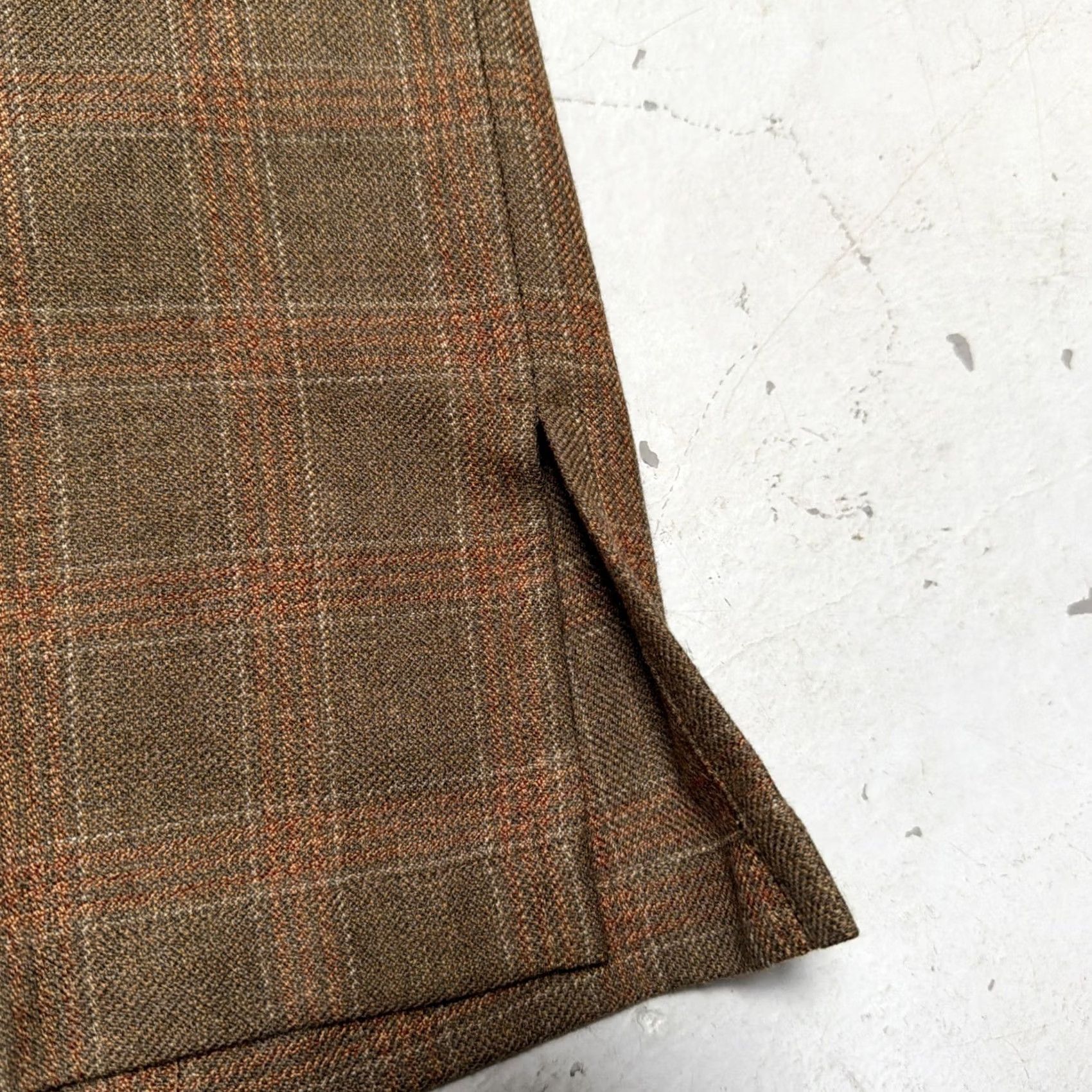 Joseph C. Joseph NY Wool Plaid Flannel Button-Up Shirt M Unisex Adults Long Sleeve Brown USA Vintage Size US M / EU 48-50 / 2 - 4 Thumbnail